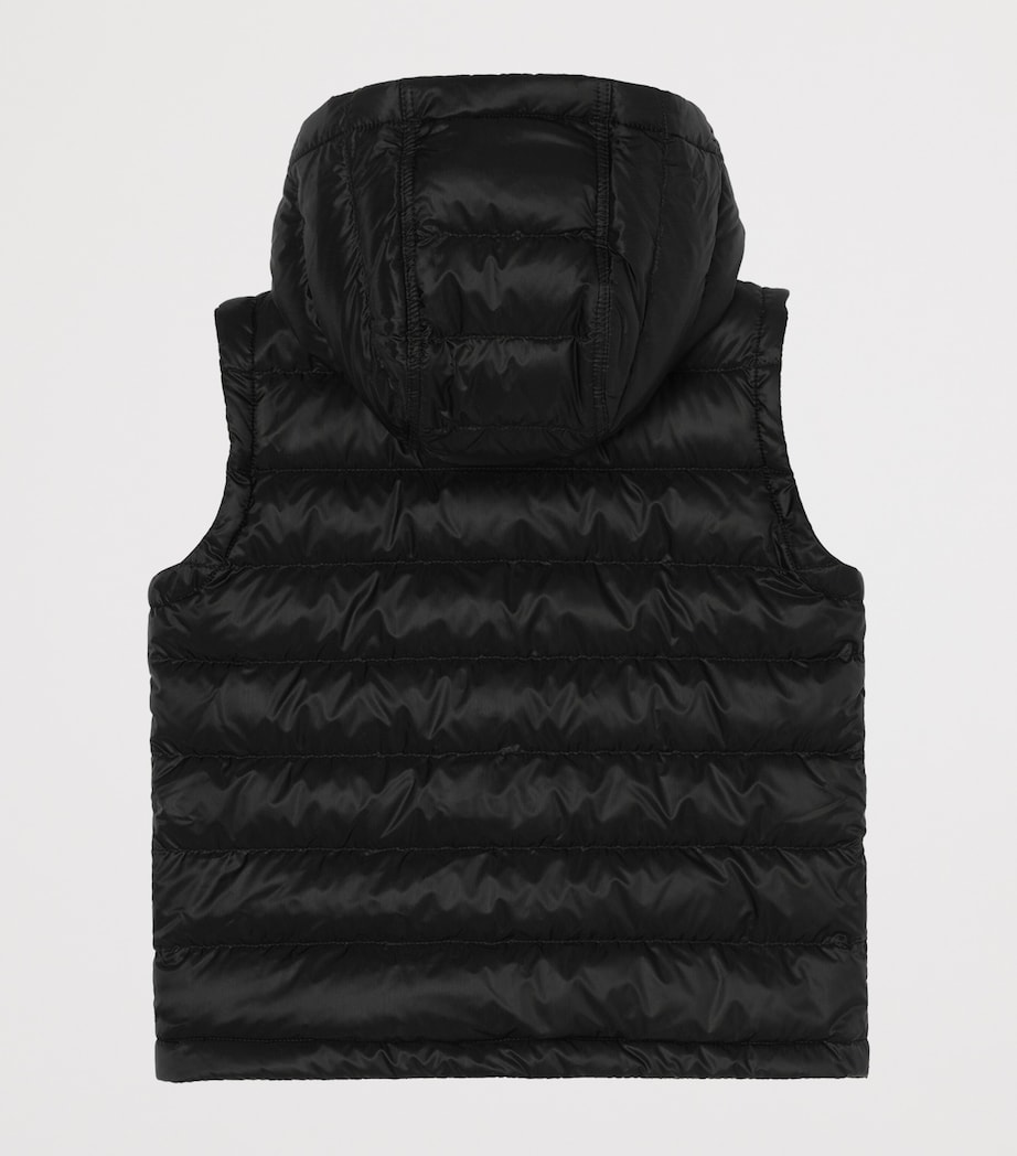 Burberry Kids Down Nylon Puffer Gilet (4-12 Years) Black Image 2