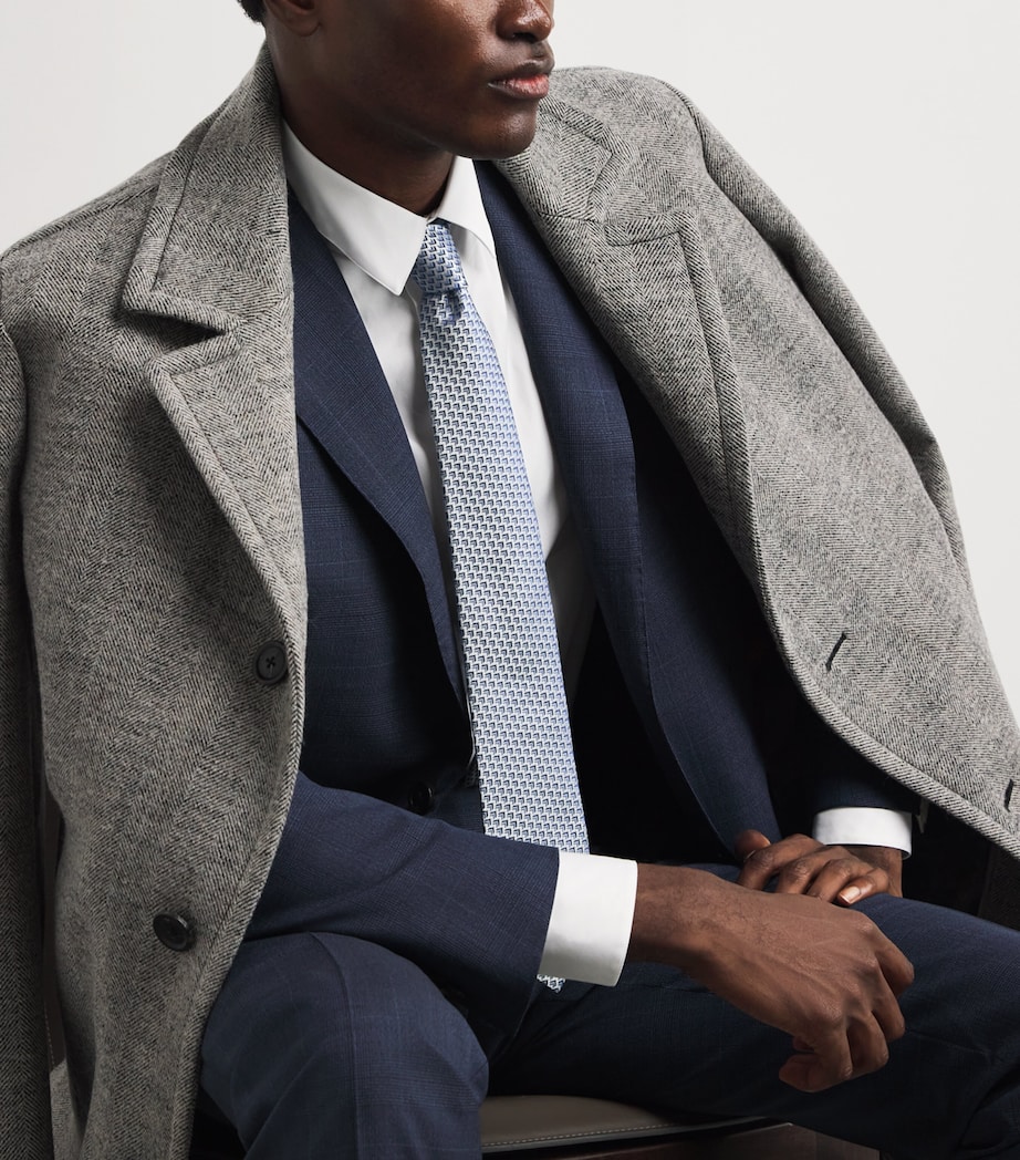 Silk Herringbone Tie F8128 Image 3