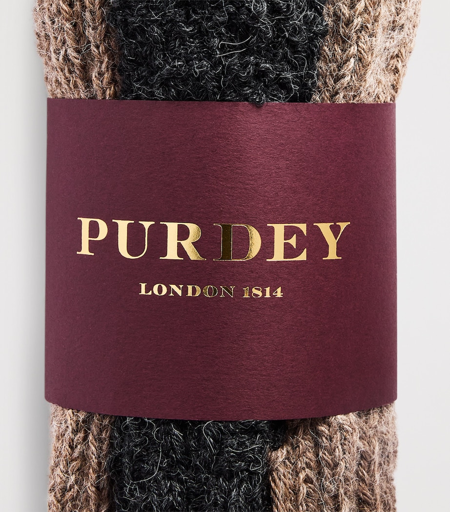 Purdey Mens Alpaca-Wool Hawkers Orkney Socks Nat Image 2