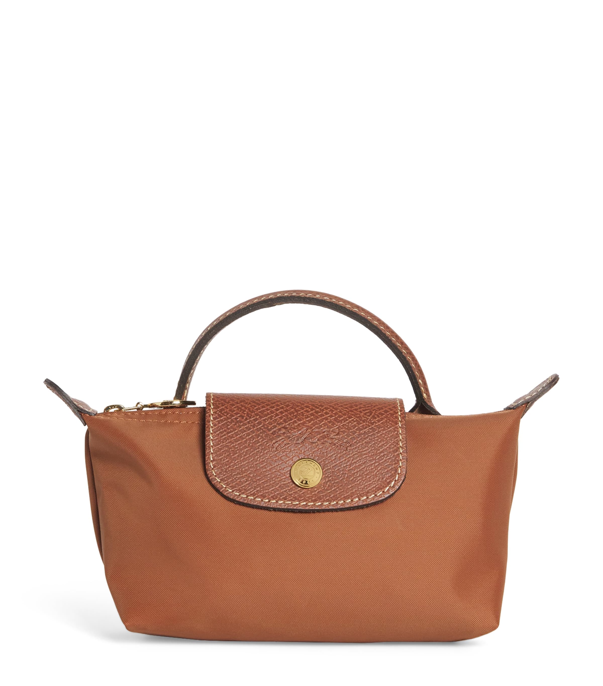 Longchamp Le Pliage Original Pouch Cognac Image 1