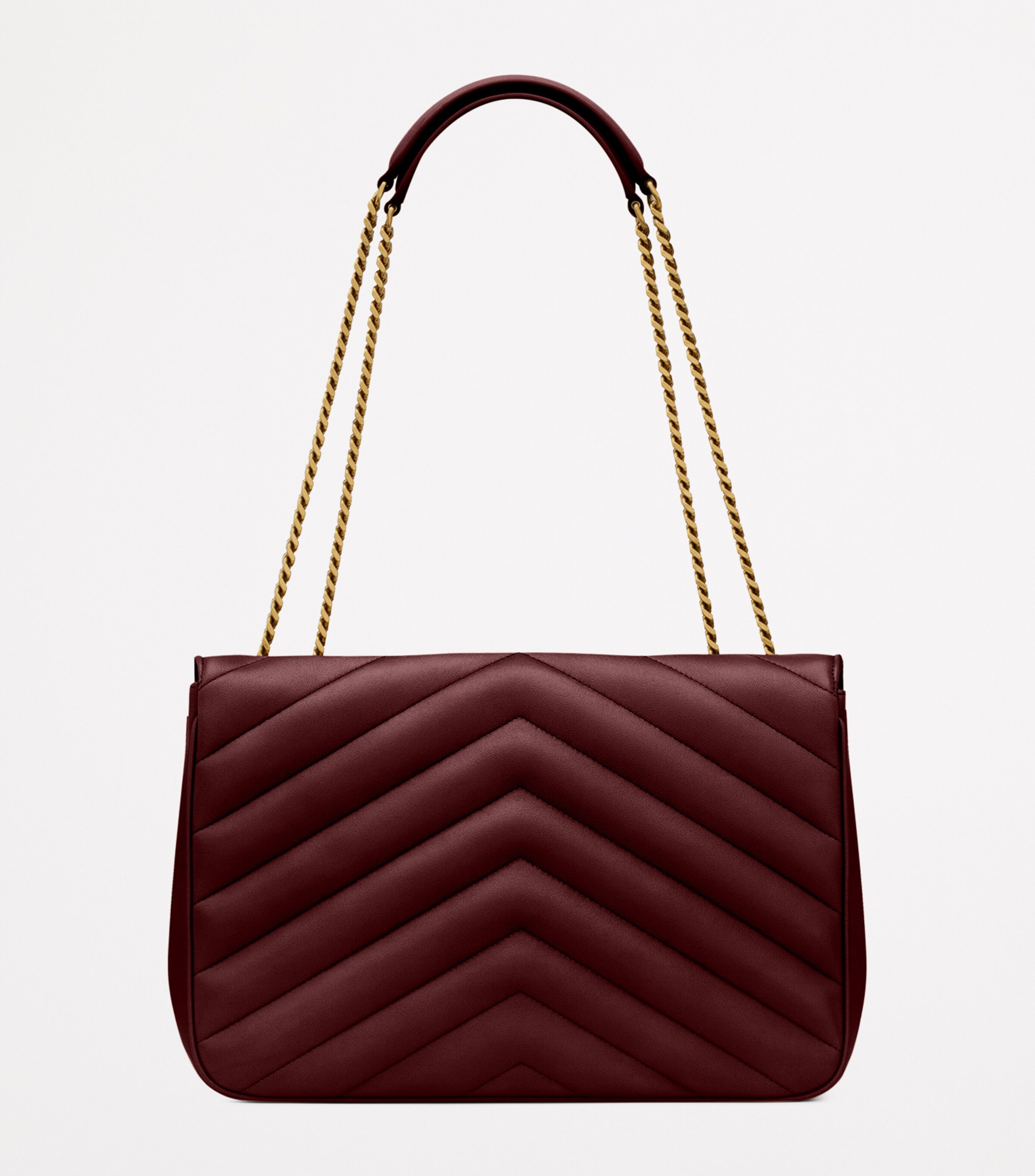ショルダーバッグ・ポシェット SAINT LAURENT LARGE LOULOU HOT WINE LEATHER BAG c0a5322037b27b7e423bf66b1024b4