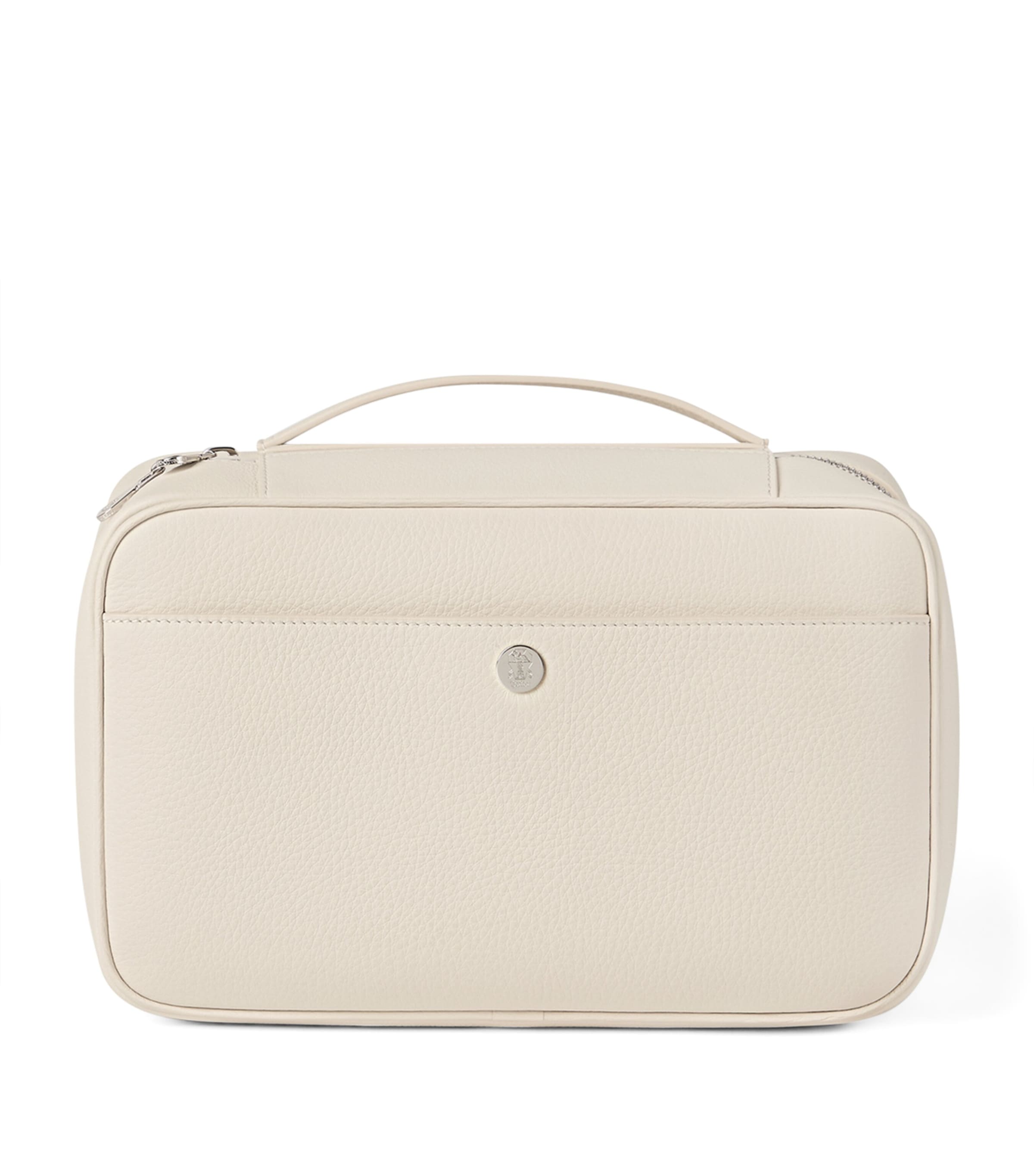 Brunello Cucinelli Leather Travel Beauty Case Image 1