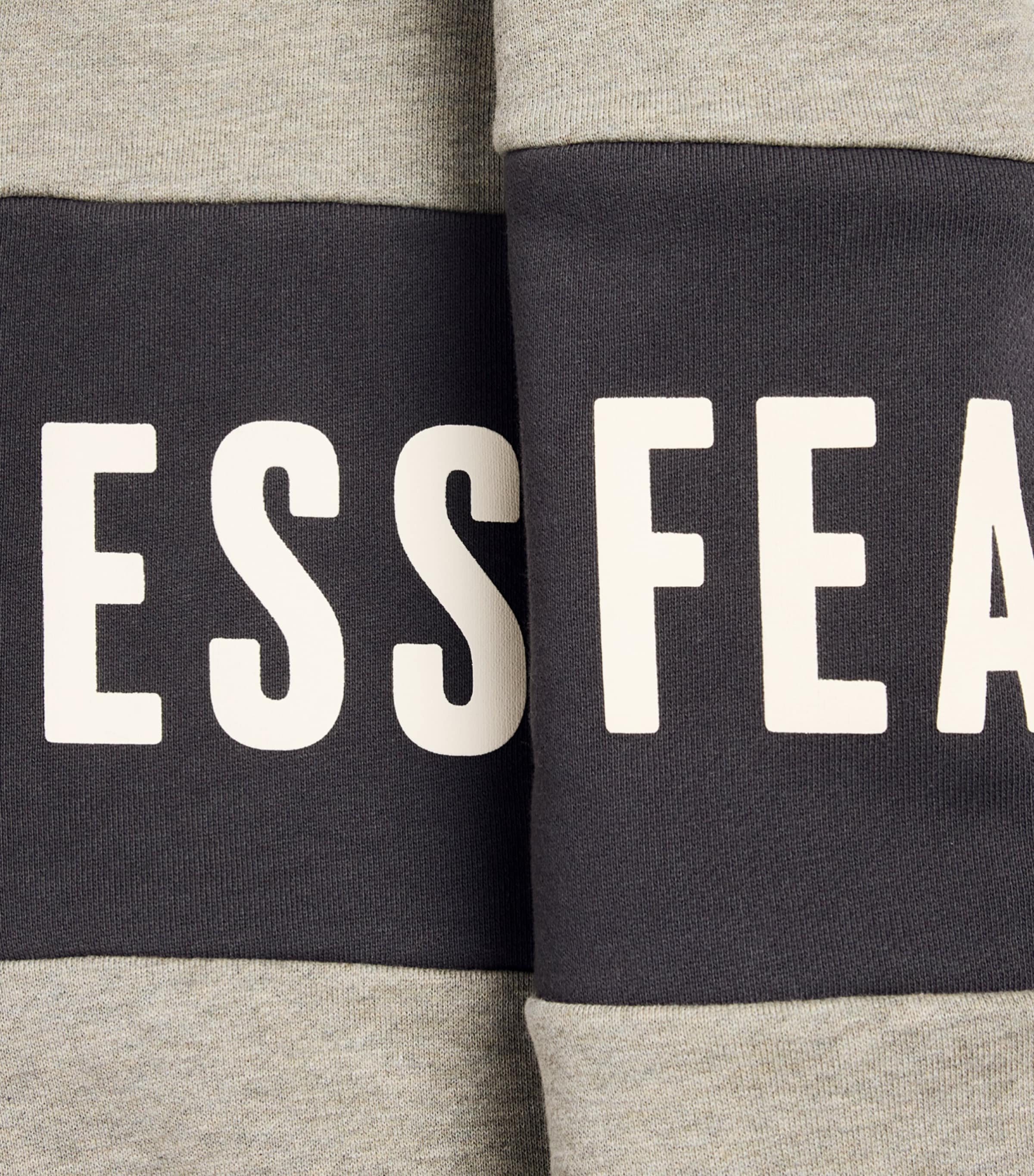 FEAR OF GOD ESSENTIALS KIDS Logo Panel Sweatshirt (2-14 Years) Hthr/irn Gry Image 3