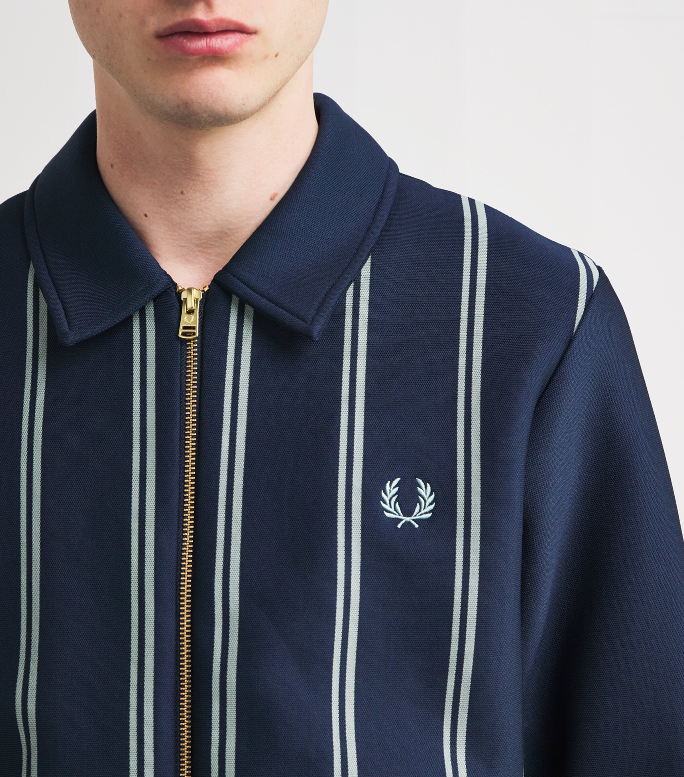 Stripe Collar Track Jacket X86TENNIS BLUE Image 6