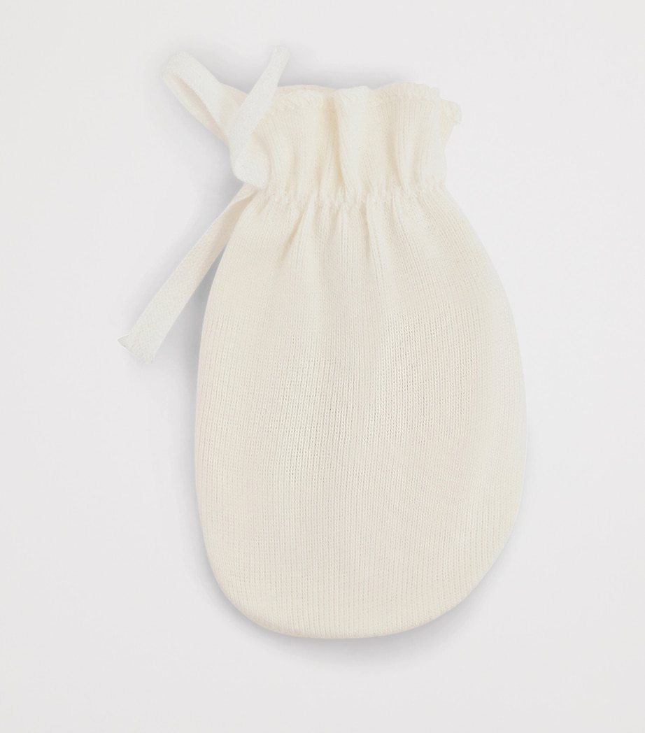 Cotton Mittens BLANC LAIT Image 2