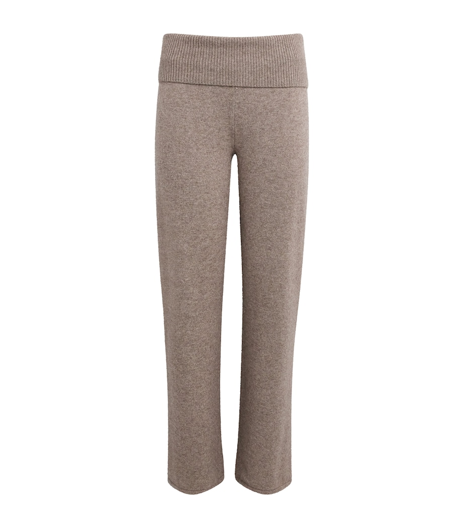 Knit Foldover Sweatpants LINEN Image 1