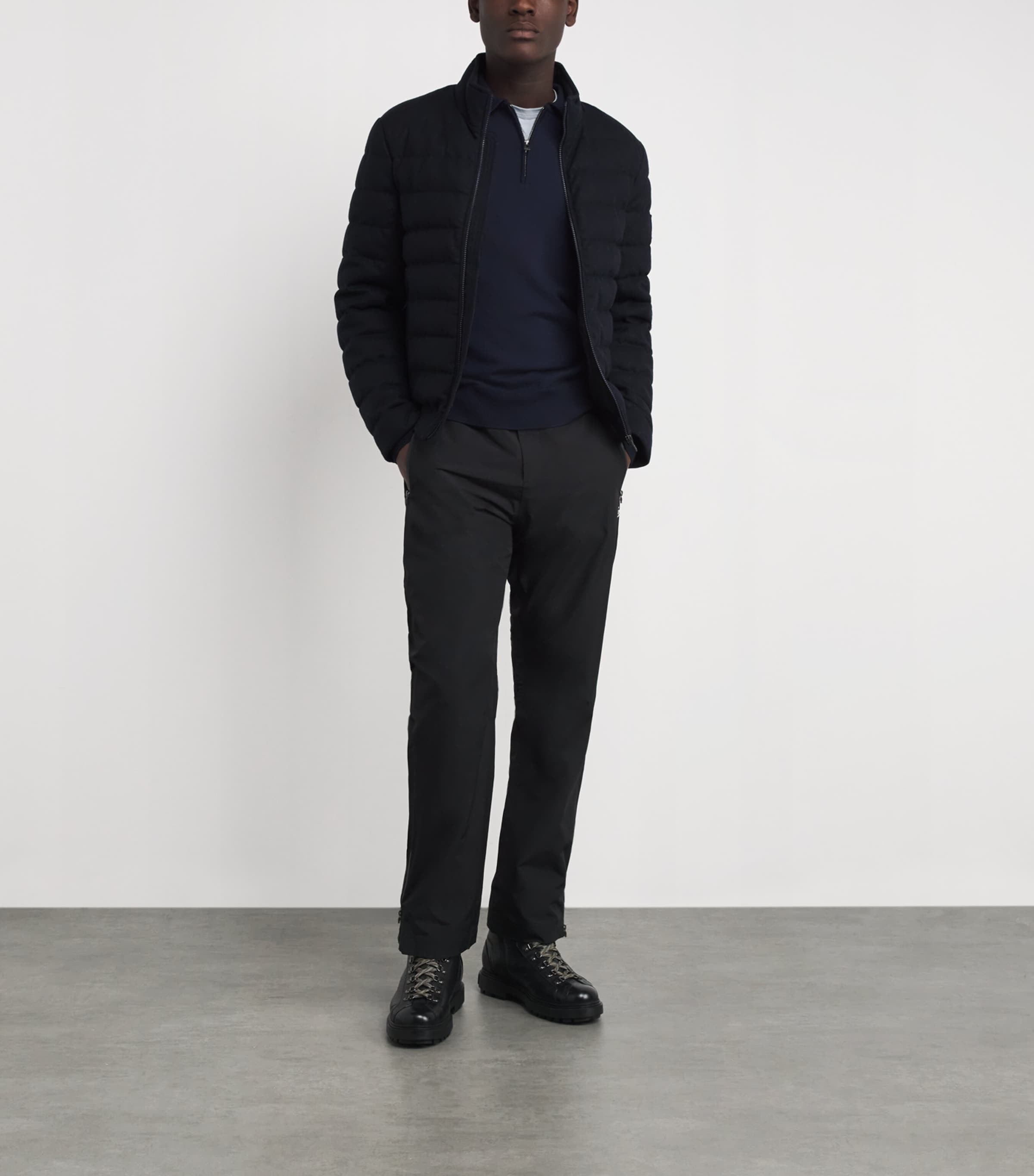 Long-Sleeve Kyle Polo Shirt DKINKDARK INK Image 2