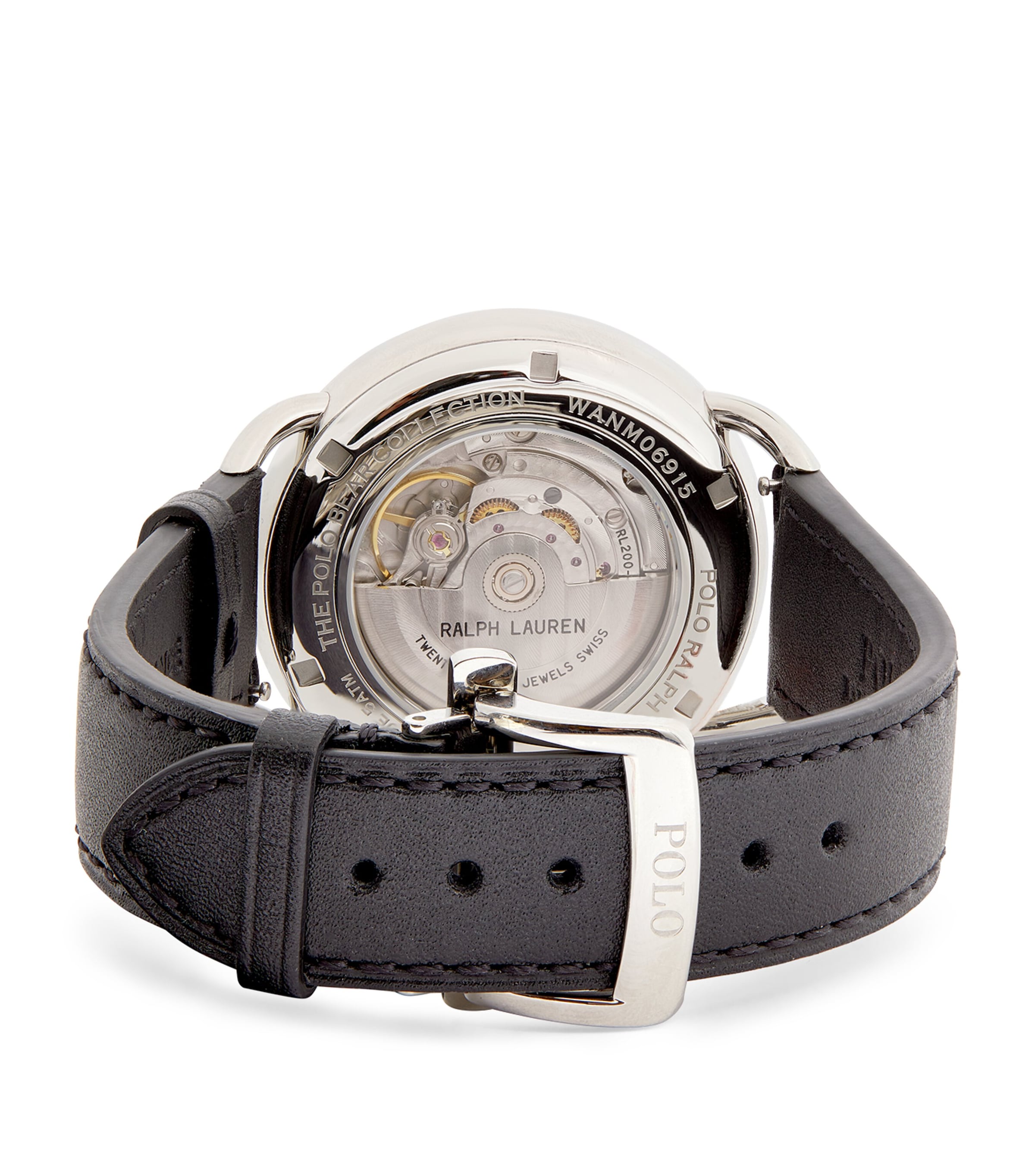 Polo Ralph Lauren Stainless Steel Tuxedo Polo Bear Watch 42mm White Image 3