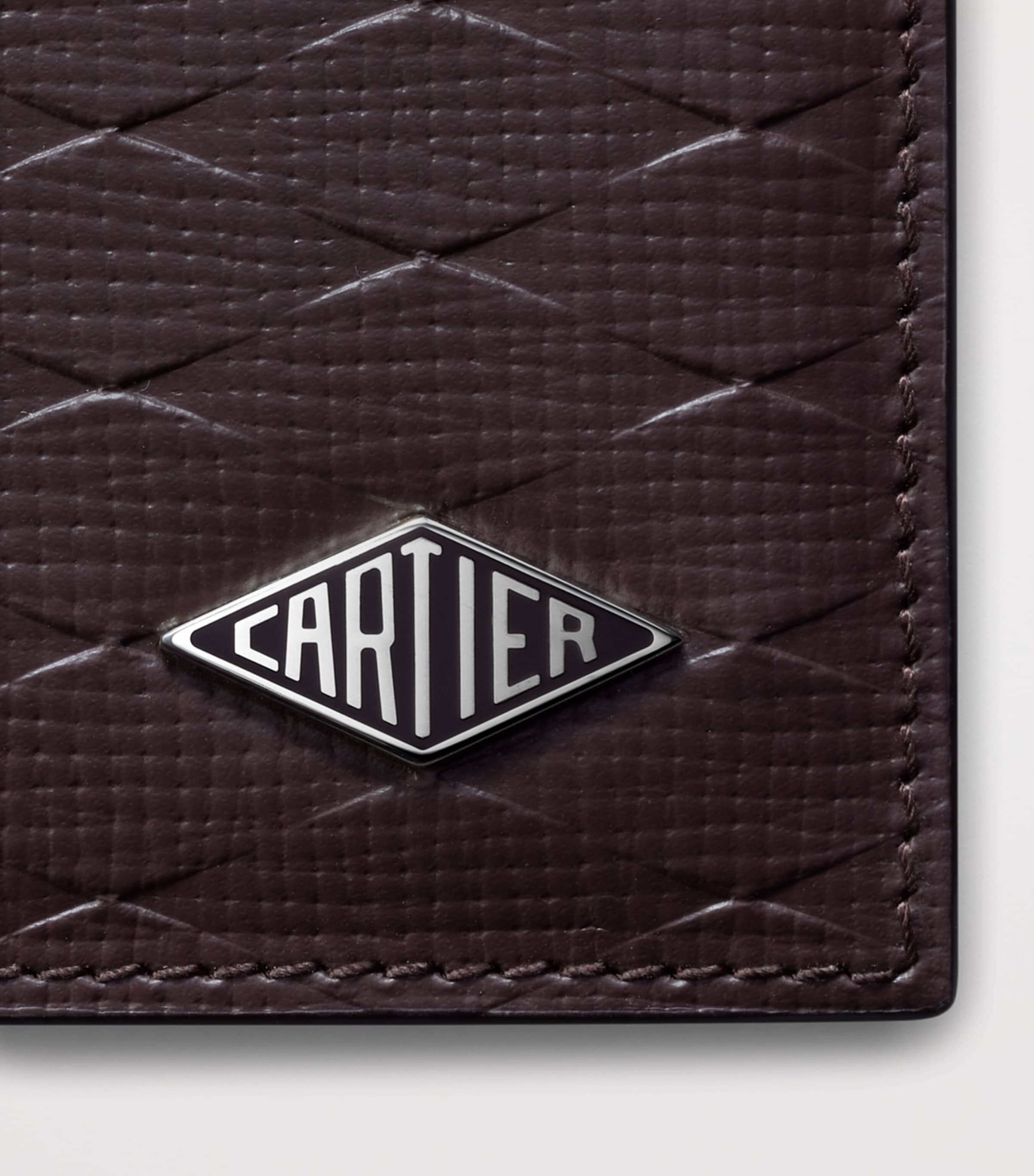 Cartier Leather Cartier Losange Wallet Ebony Image 5