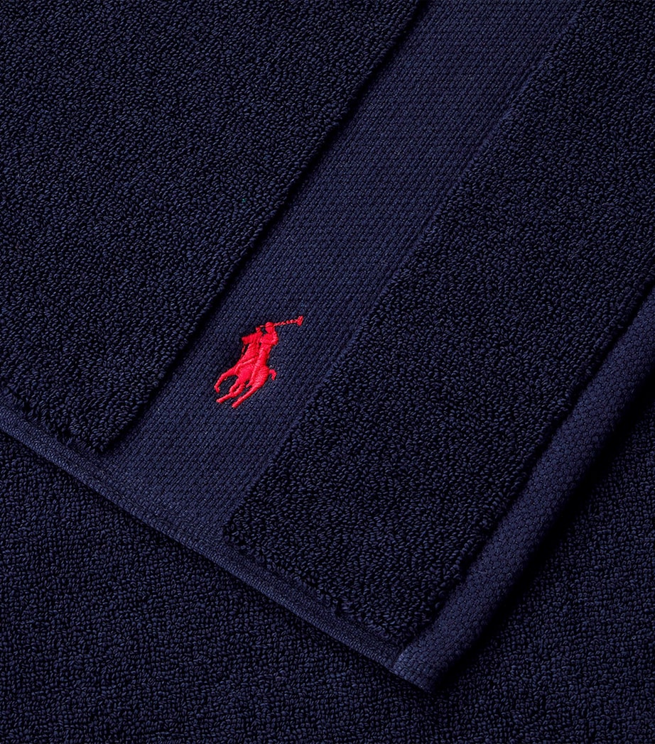 Ralph Lauren Home Polo Player Bath Mat (55cm x 90cm) Newport Navy Image 3
