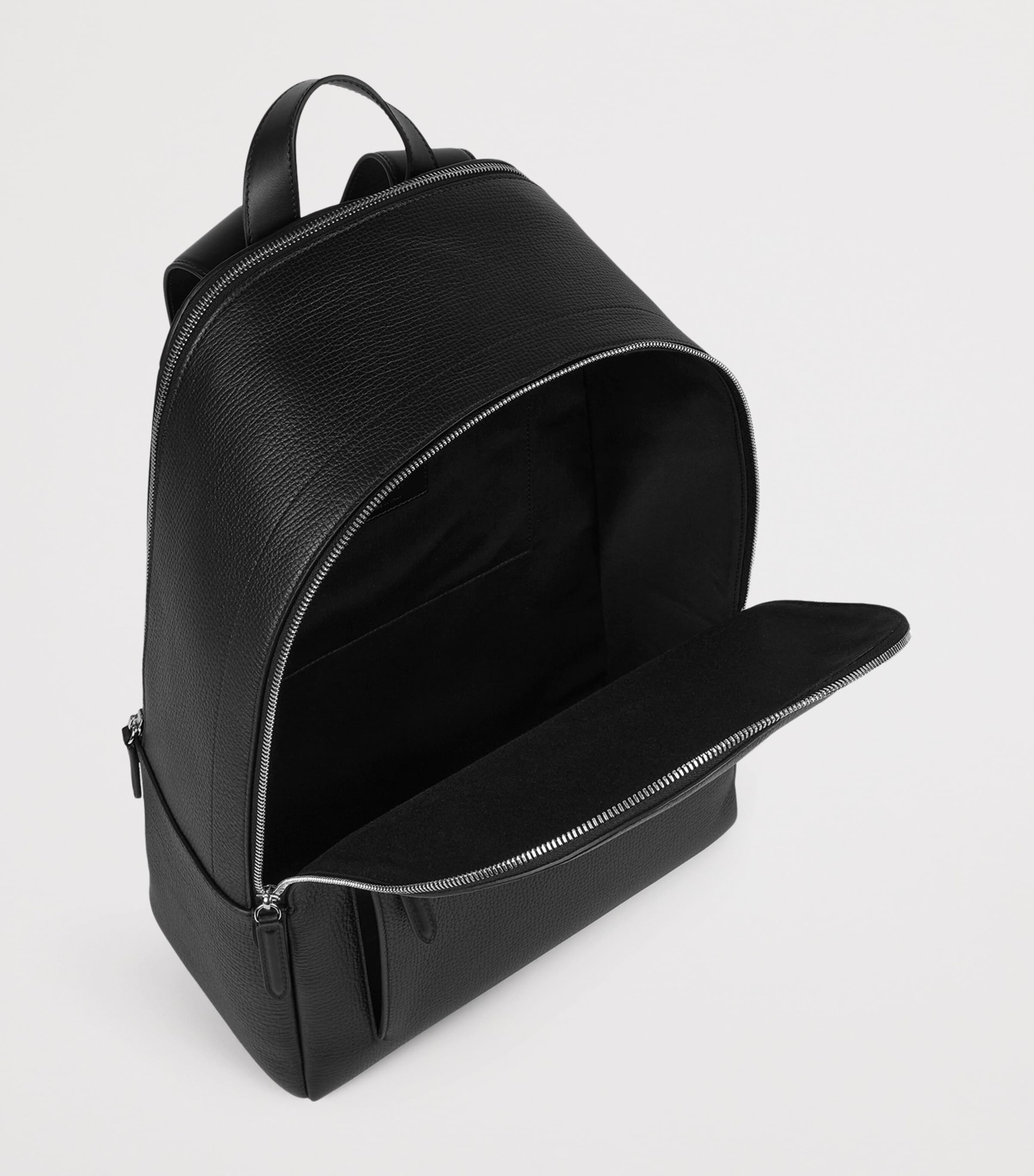 Smythson Leather Ludlow Backpack Black Image 4