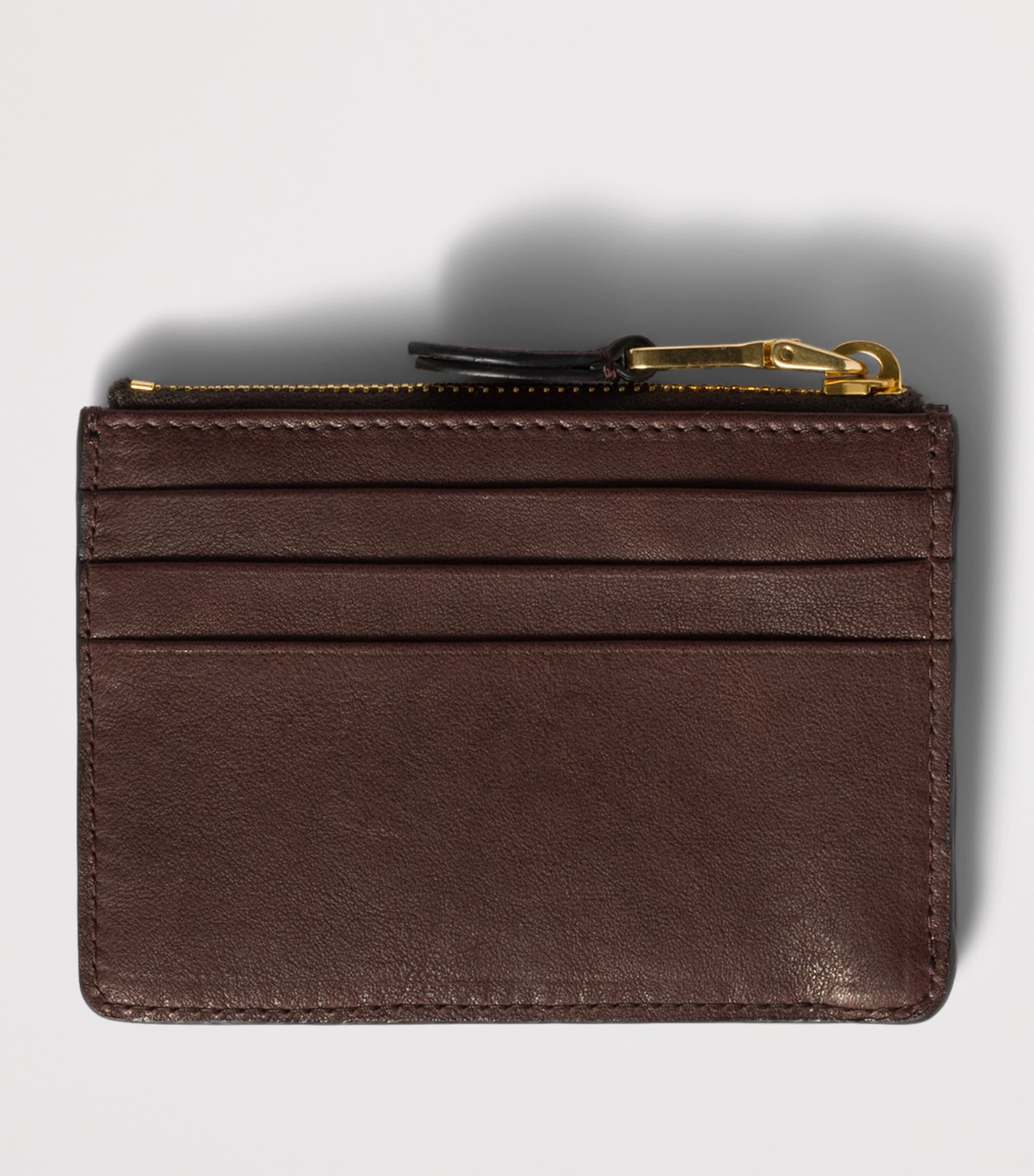 Nappa Leather Embossed Card Holder F0NBL Image 2