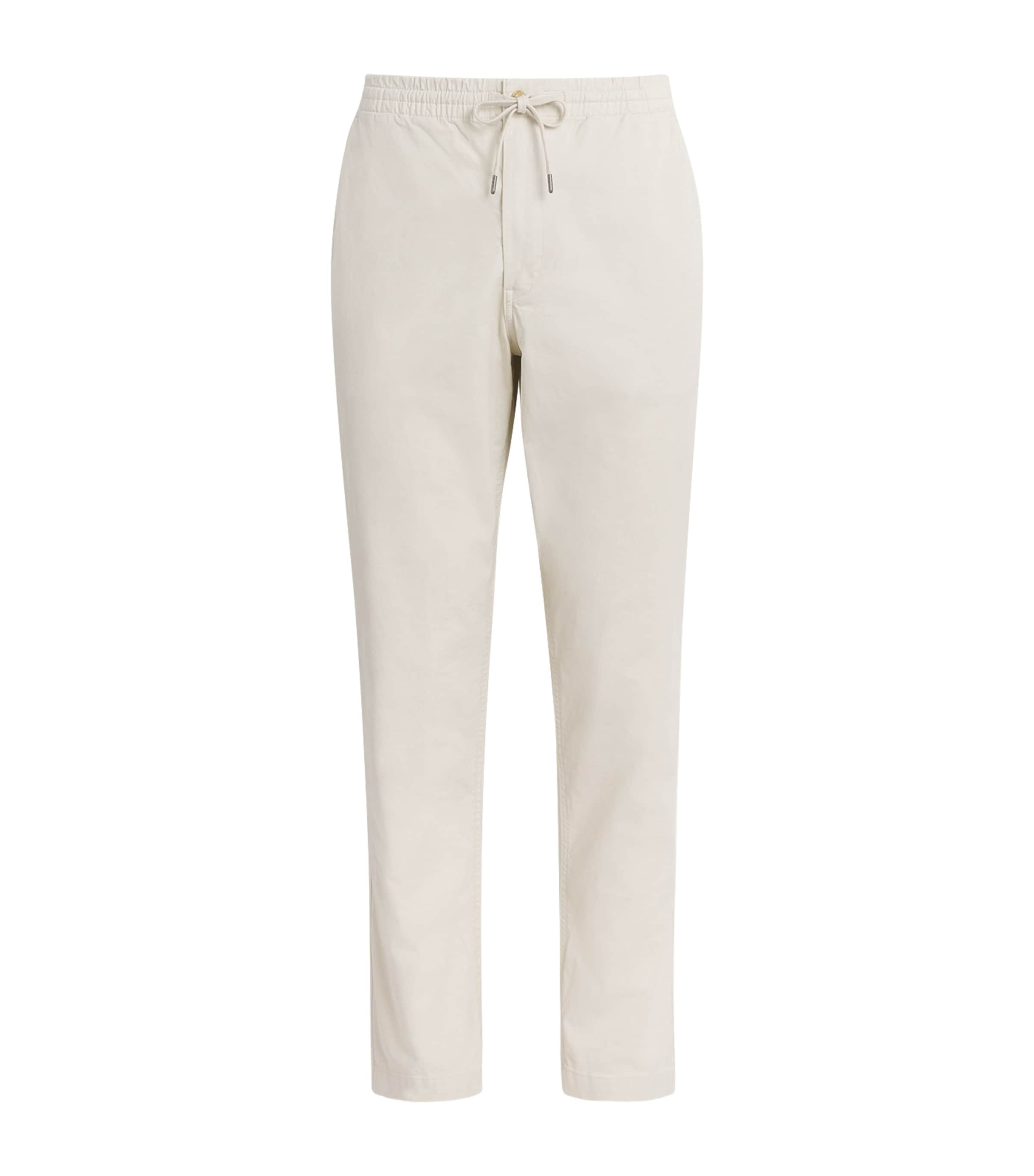 Stretch-Cotton Prepster Trousers STONE Image 1