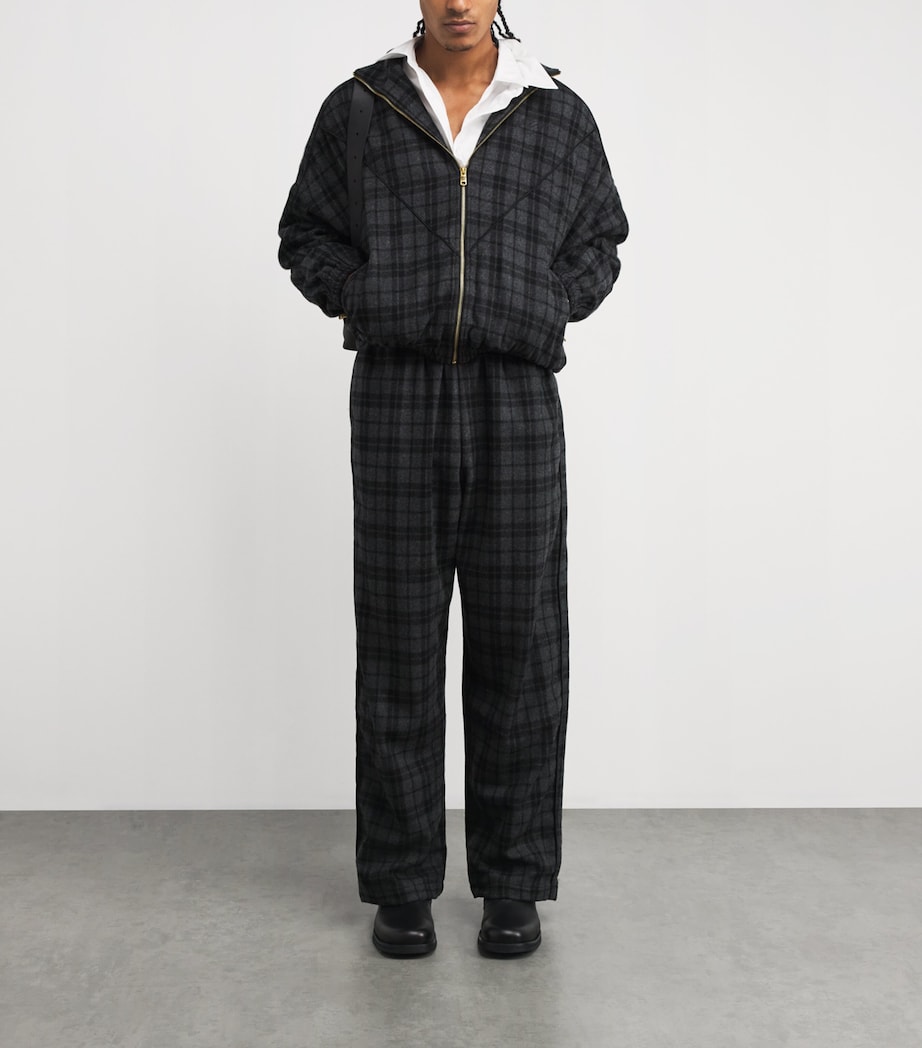 Wool-Blend Ruff Rider Trousers CHARCOAL Image 2