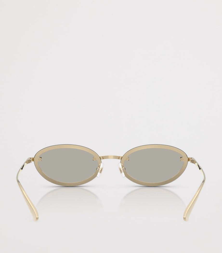Jimmy Choo Oval Sunglasses Image 4