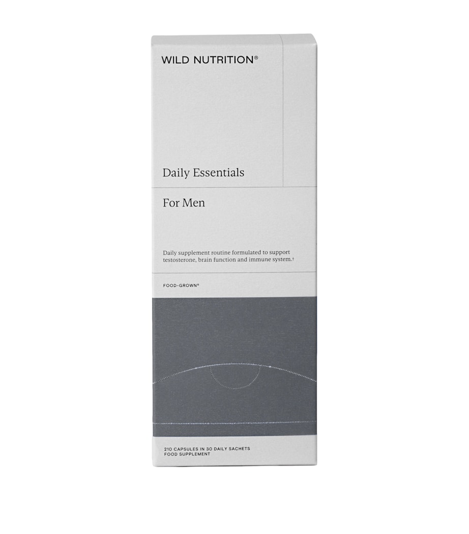 Wild Nutrition Food-Grown Daily Essentials for Men (210 Capsules) Image 1