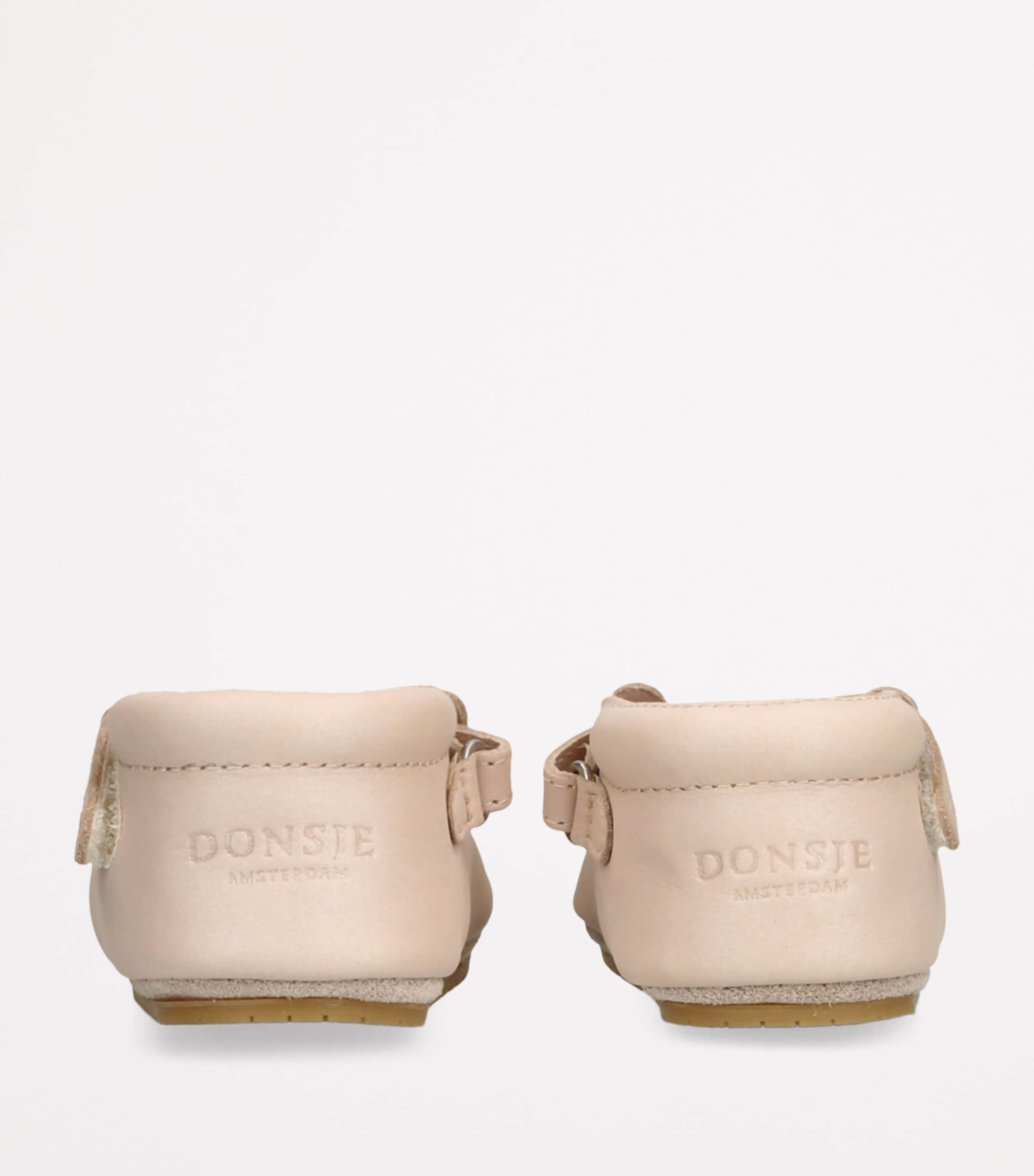 Donsje Leather Bunny Blinc Crib Shoes Pale Pink Image 2