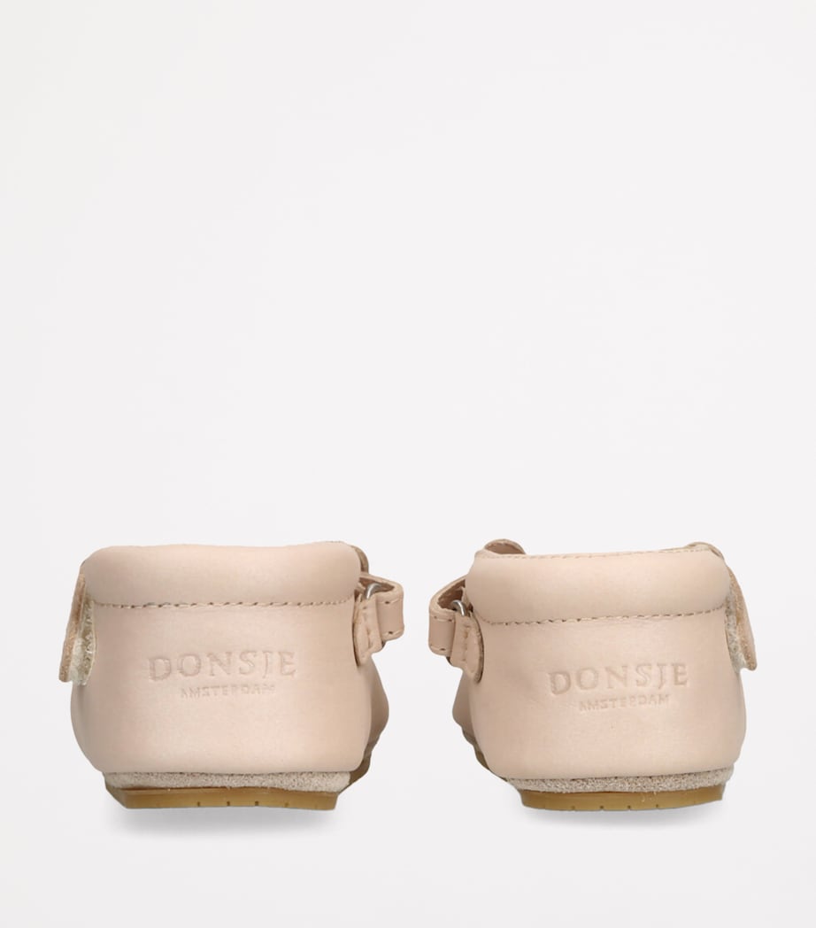 Leather Bunny Blinc Crib Shoes PALE PINK Image 2