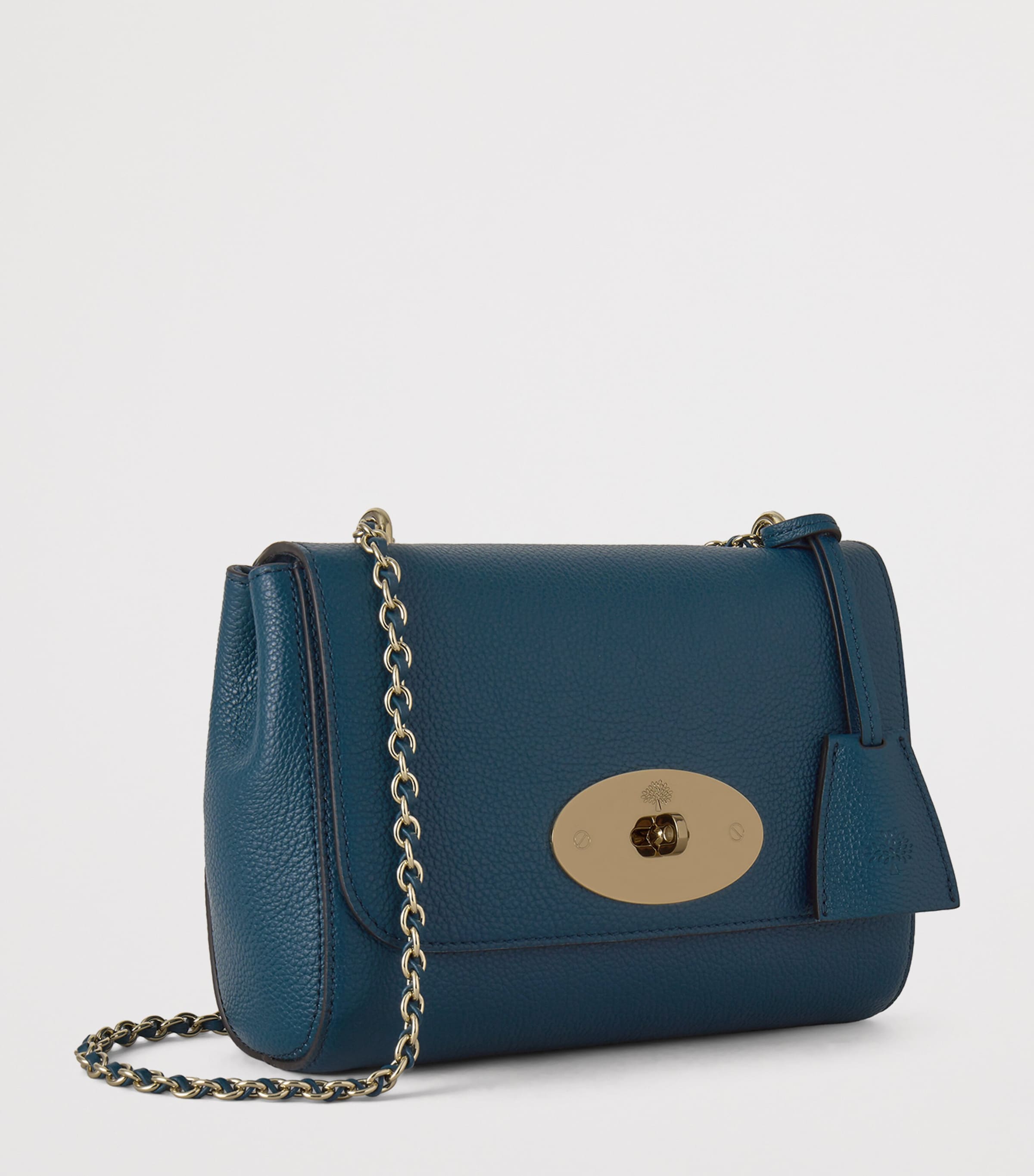 Mulberry Small Leather Lily Shoulder Bag Out Of The Blue Image 2