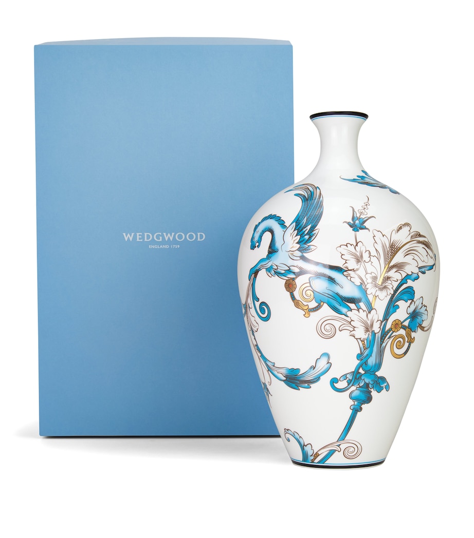 Florentine Turquoise Vase (35cm) MULTI Image 4