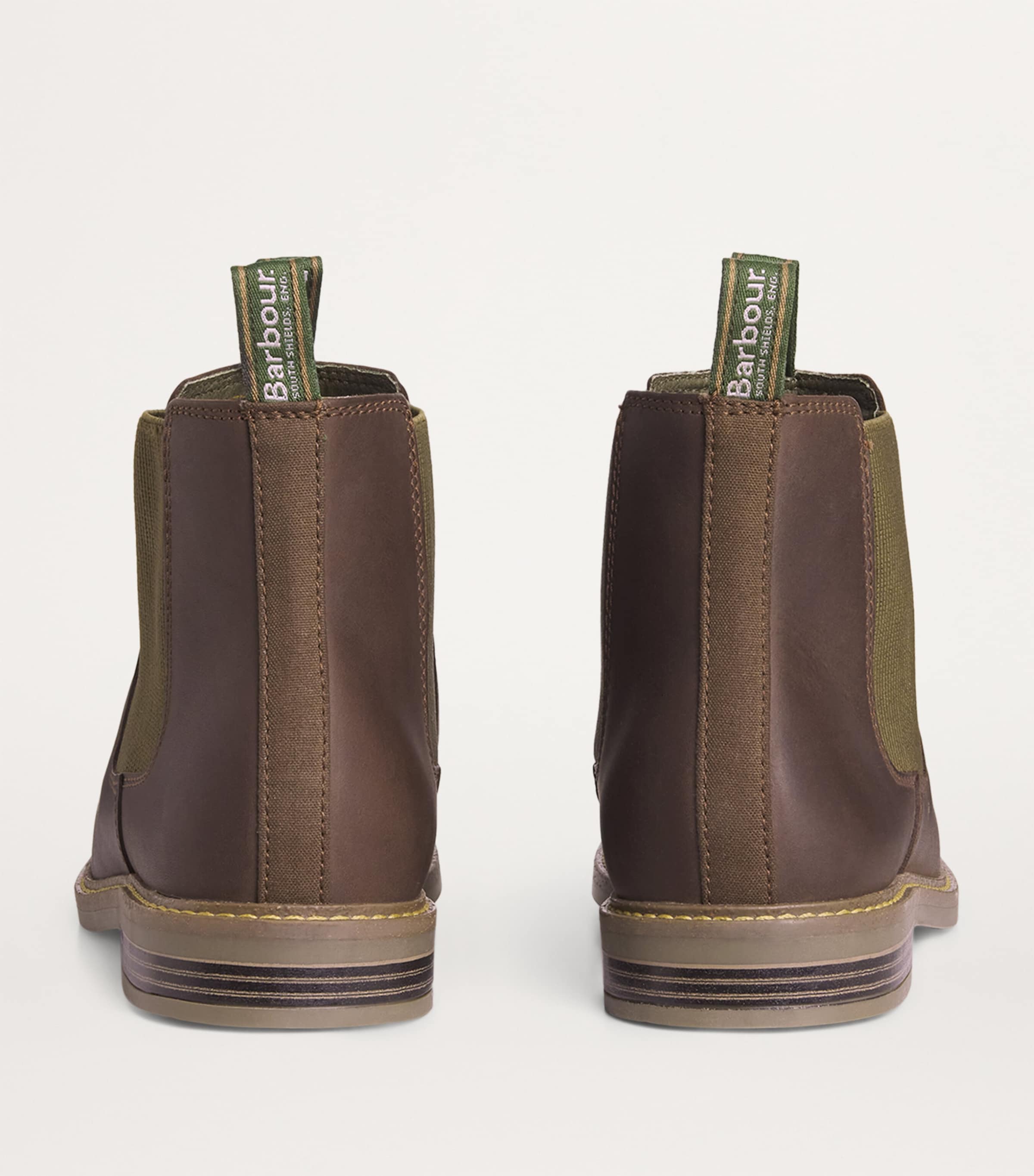 Leather Farsley Chelsea Boots CHOCO Image 4