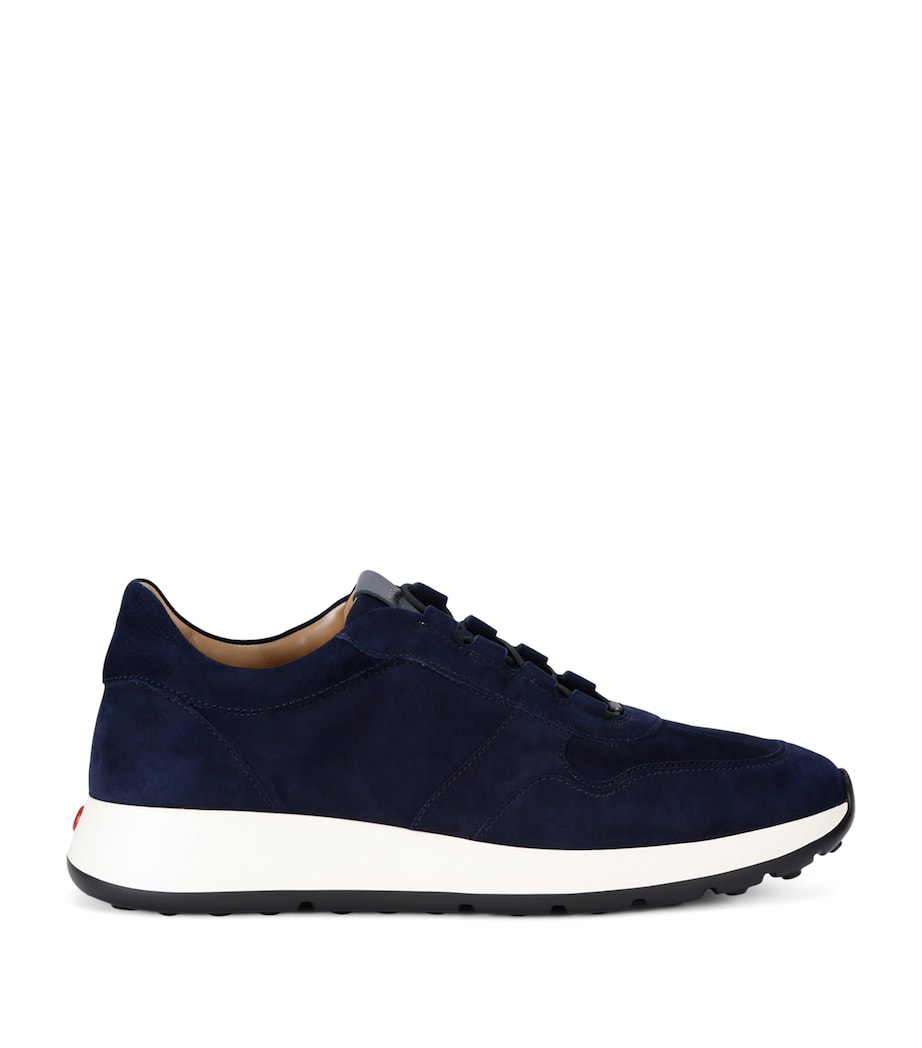 Suede Low-Top Sneakers NAVY Image 1