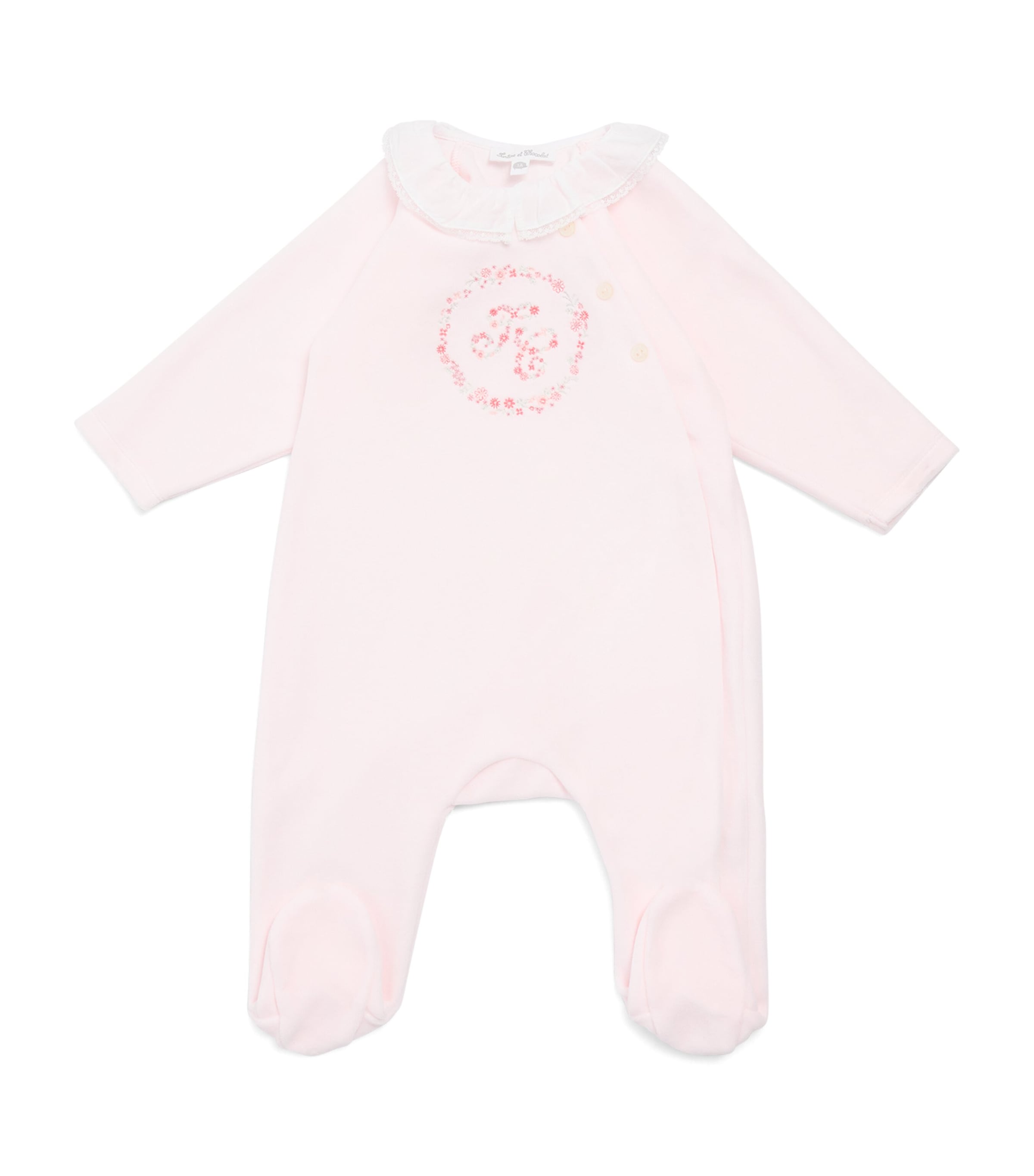 Tartine et Chocolat Printed All-In-One (0 -24 Months) Rose Pale Image 1
