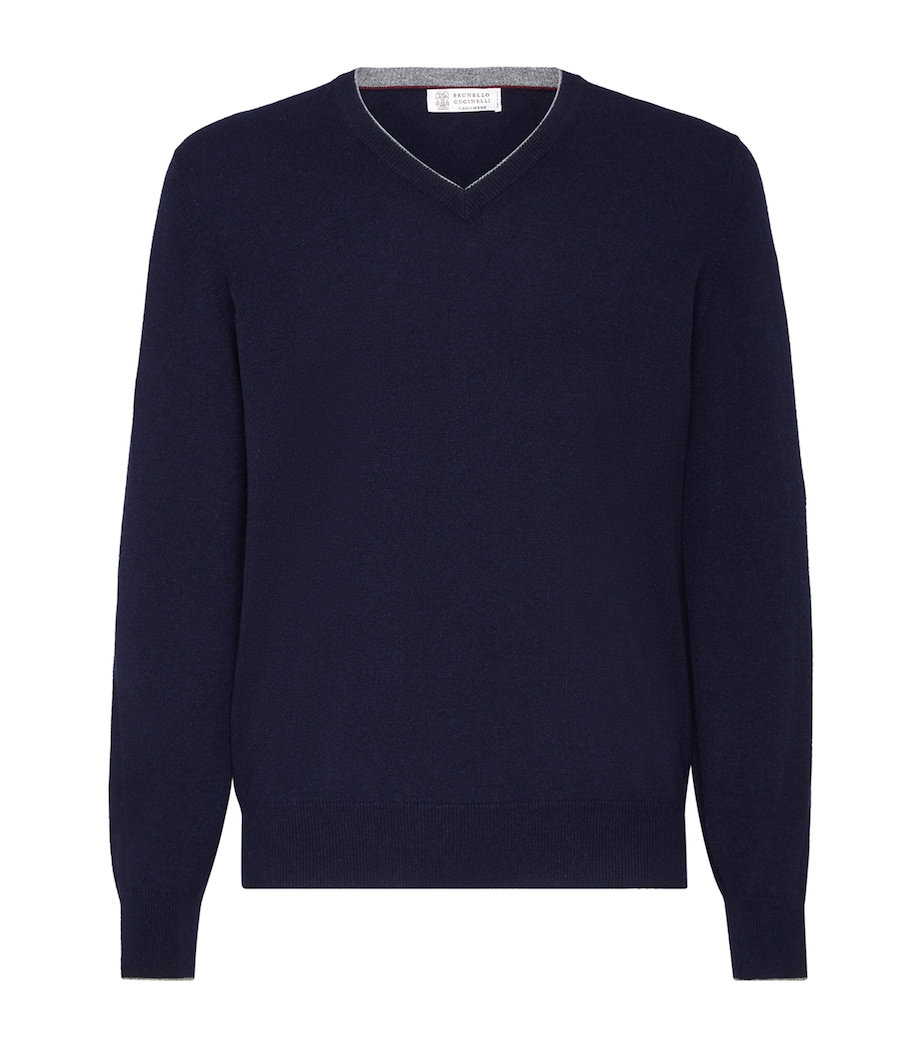 Cashmere V-Neck Sweater CW425 Image 1