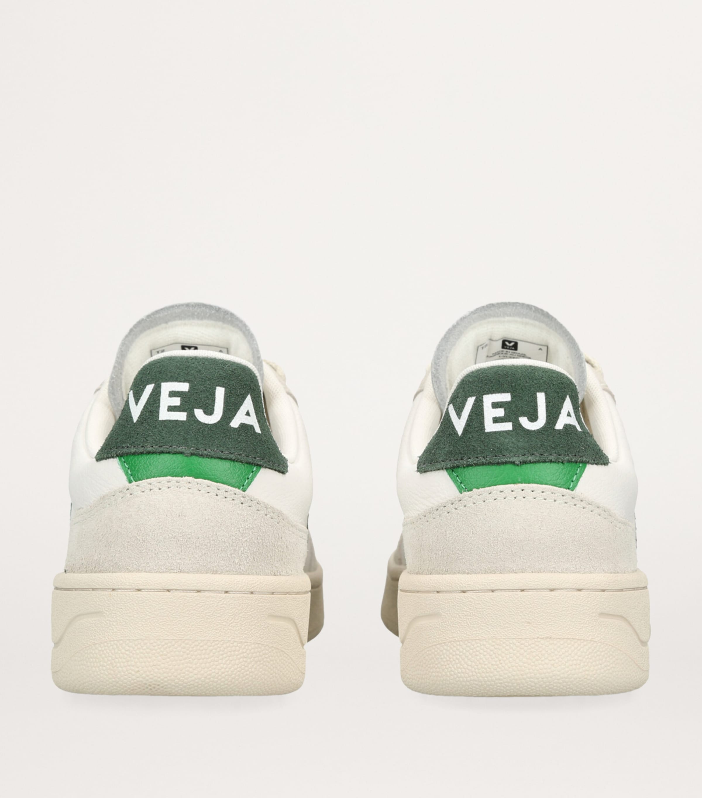Veja Leather-Suede V-90 Sneakers Green Oth Image 2