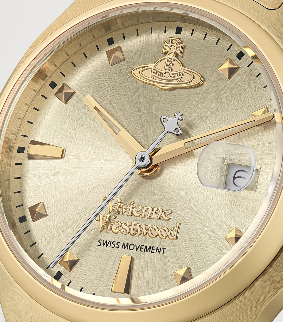 Vivienne Westwood Stainless Steel Little Camberwell Watch 29mm Chmpgne Gld Image 7