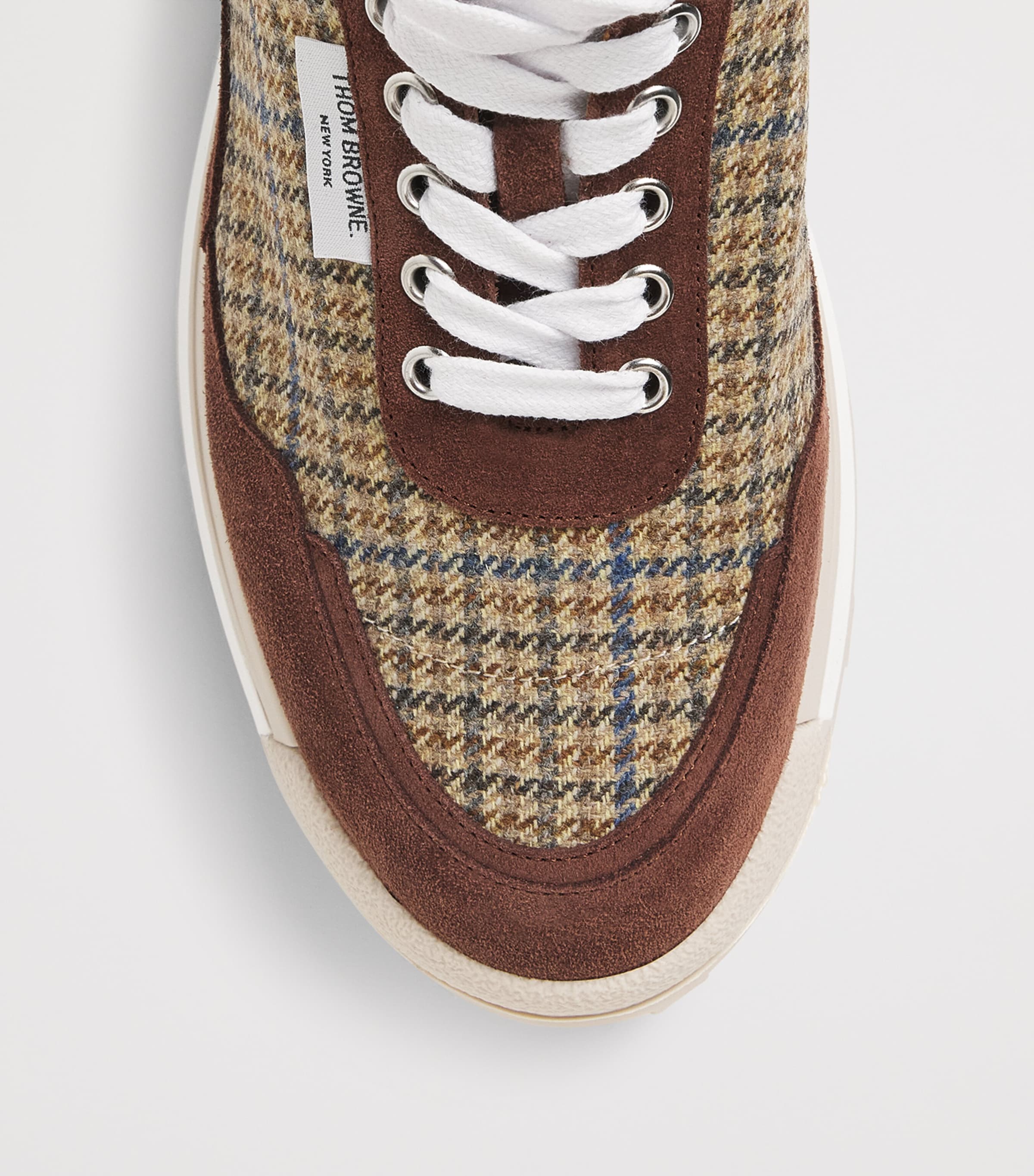 Suede Check Alumni Sneakers BROWN Image 5