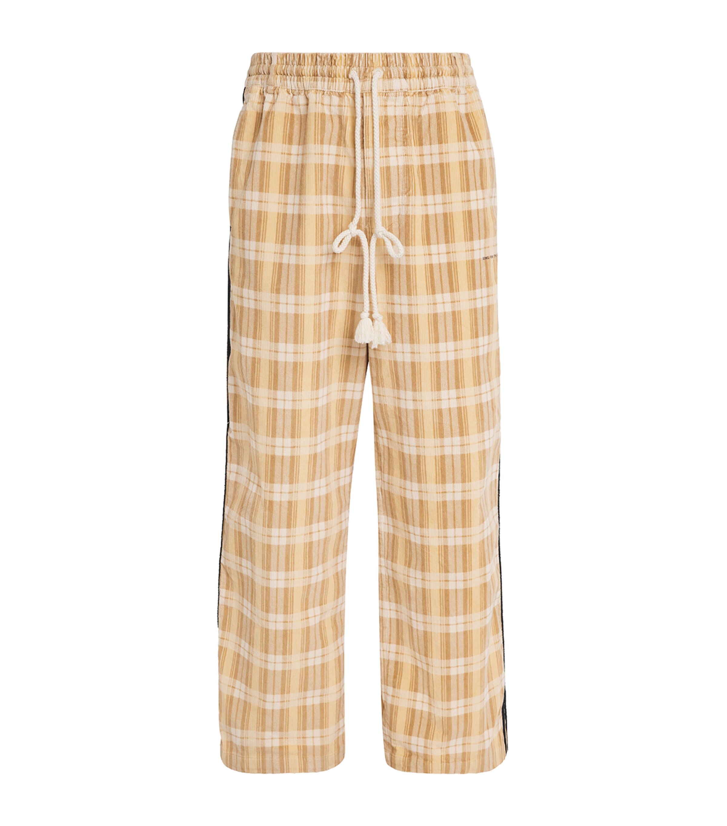 adidas Mens Originals x Song for the Mute Plaid Sweatpants Image 1