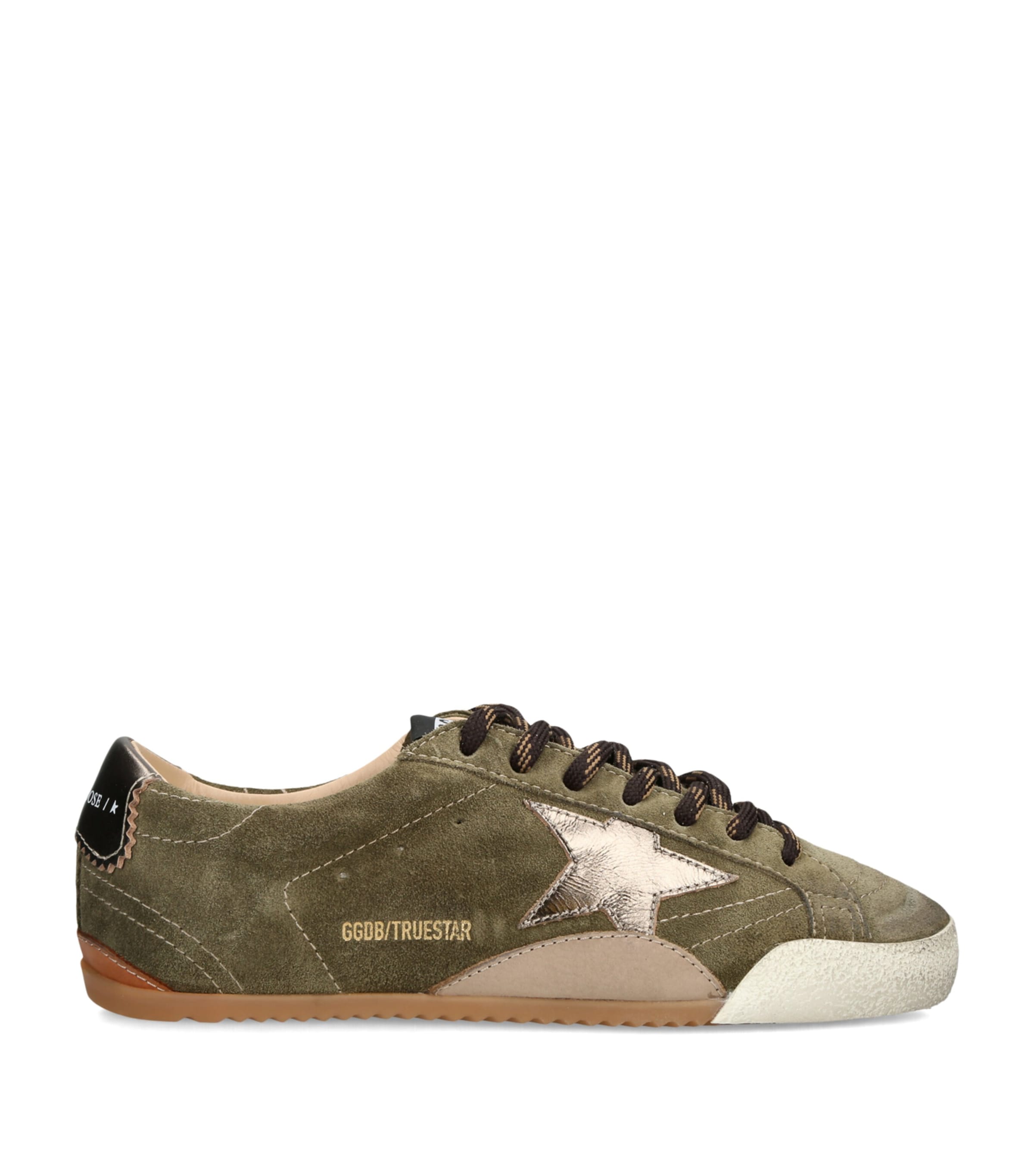 Golden Goose Suede True Star Sneakers Green Image 1