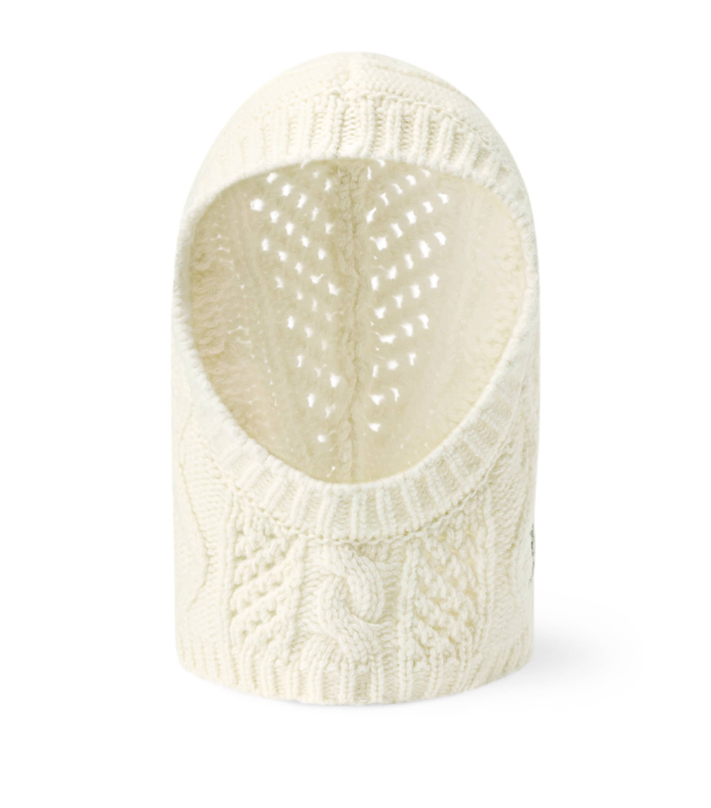 Wool LV Holiday Snood CREAM Image 1