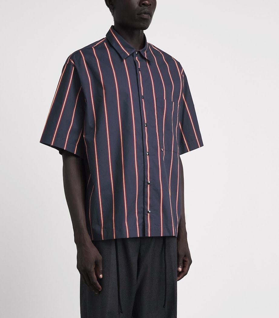 Moncler Mens Cotton Stripe Shirt Image 4