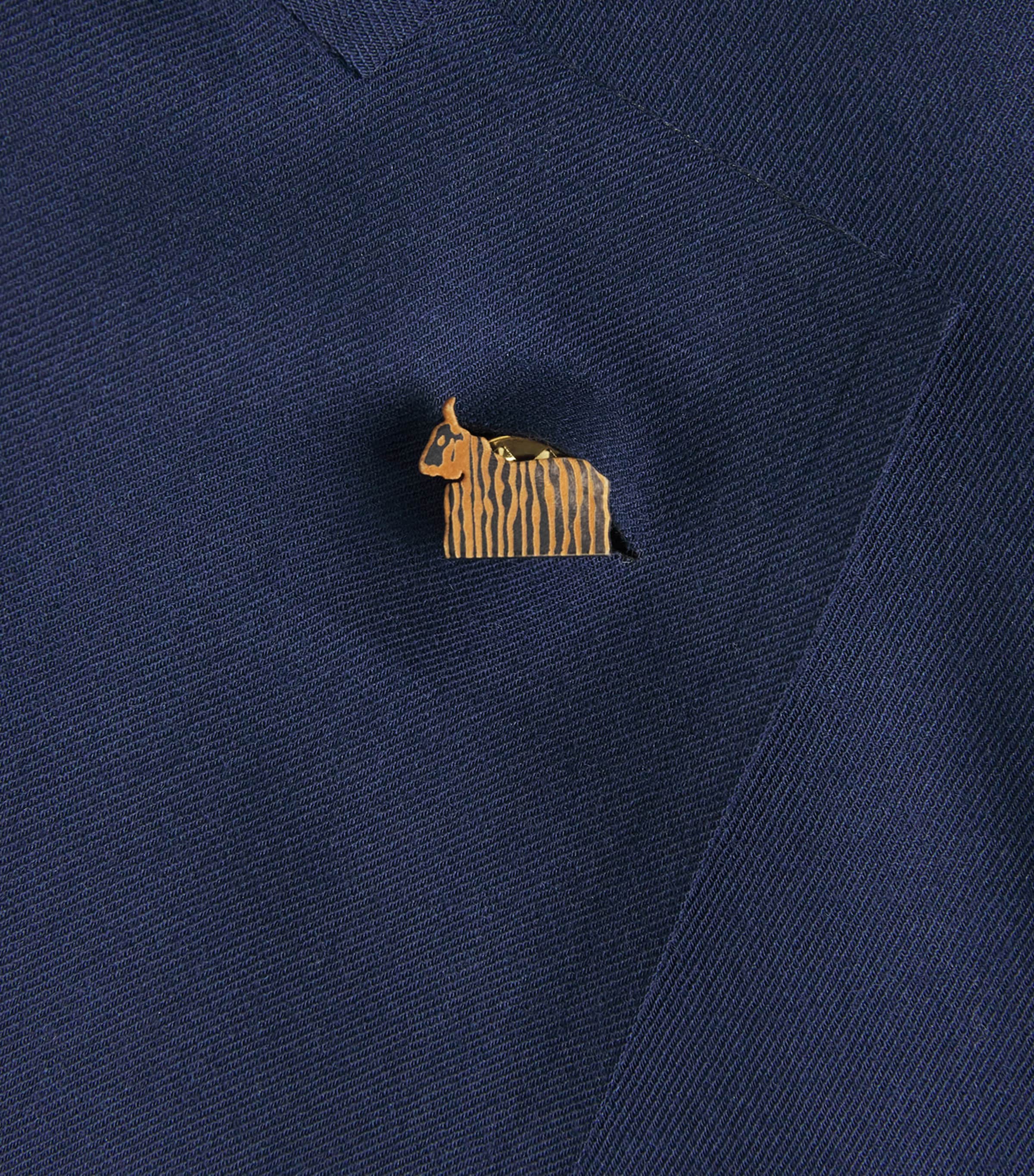 Cashmere Blazer 46237 DARK BLUE Image 5