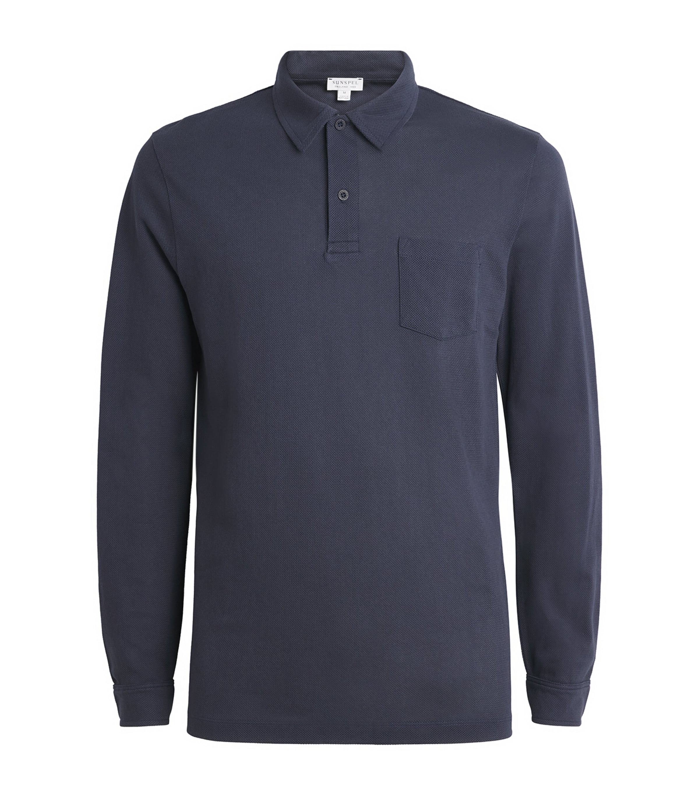 Supima Cotton Riviera Polo Shirt NAVY BUAA Image 1
