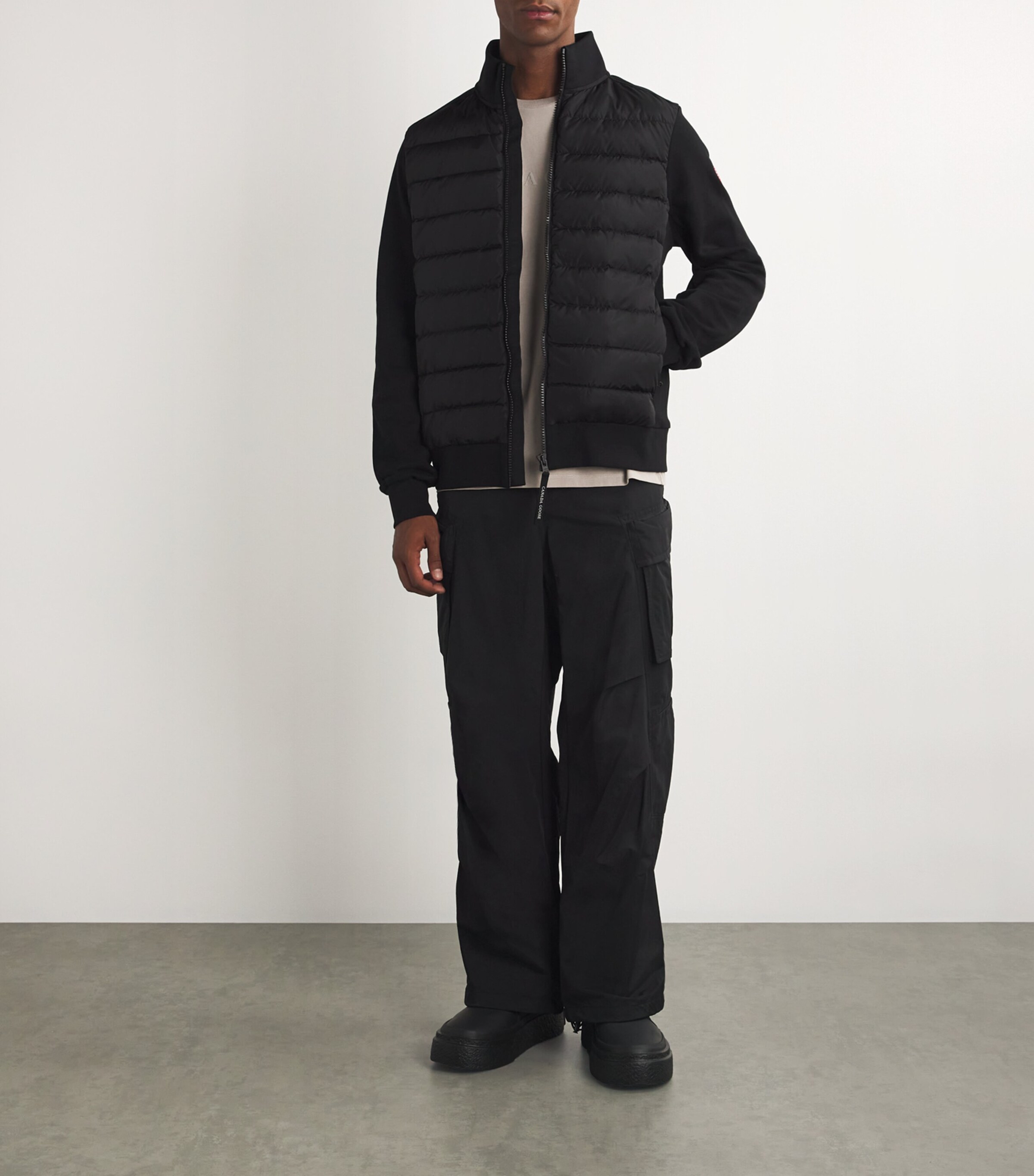 Canada Goose Mens Knitted Hybridge Puffer Jacket Image 2