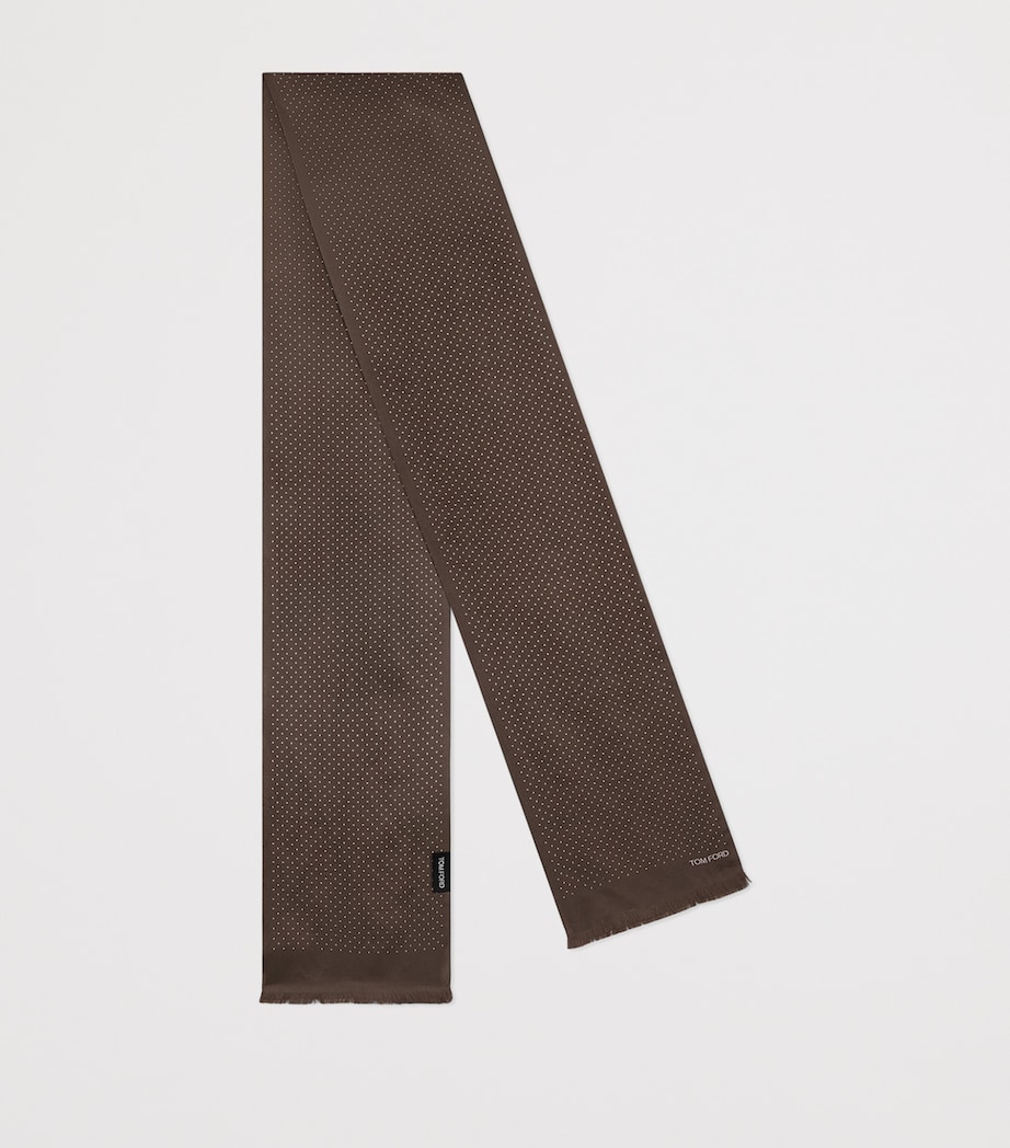 Silk Polka-Dot Scarf KB374 Image 2