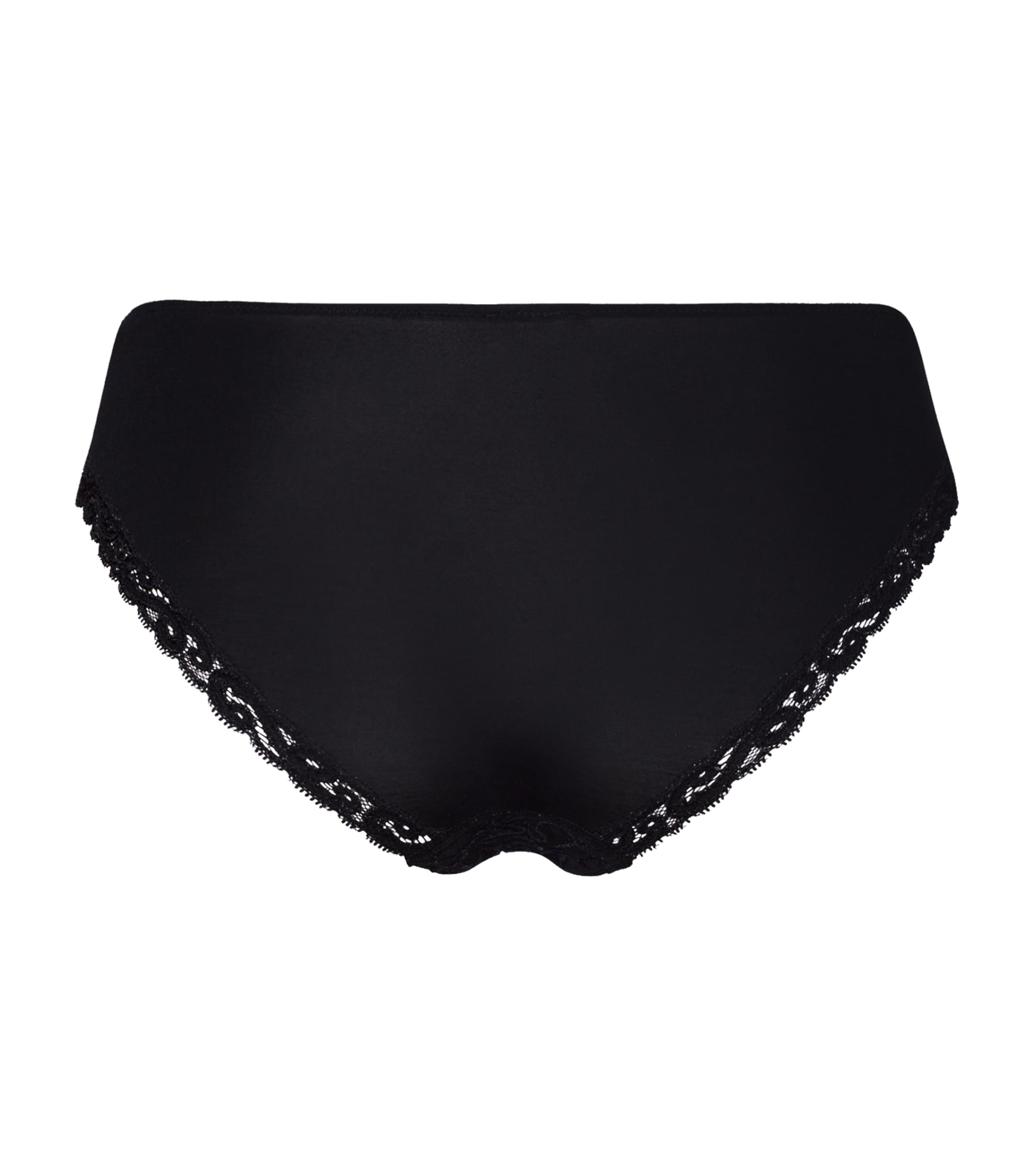 Stretch-Cotton Moments Mini Briefs BLACK Image 3