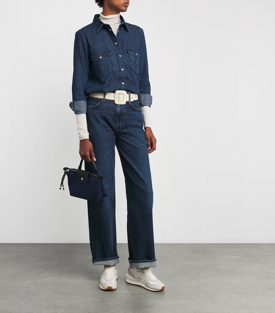 Denim Shirt NAVY Image 2