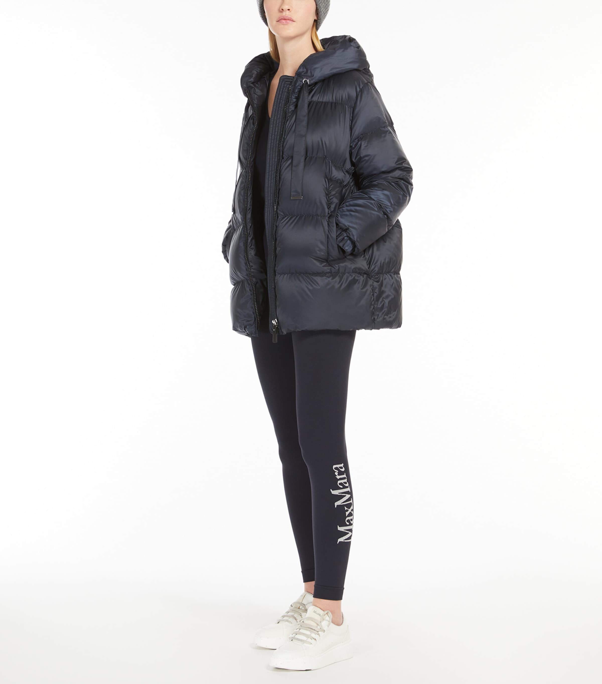 Max Mara Womens Quilted Seia Puffer Jacket Black Image 4