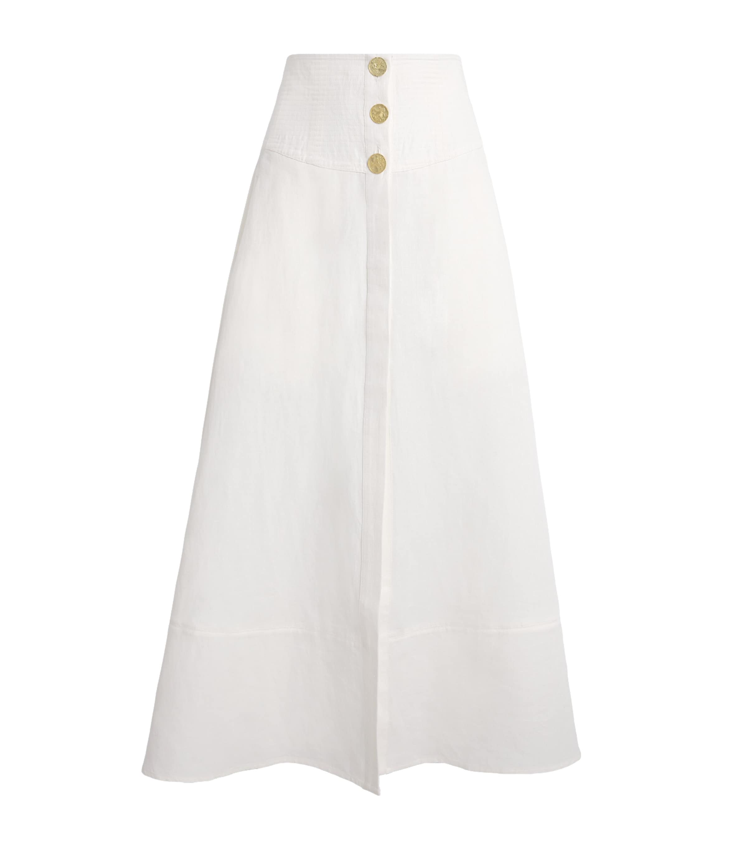 Le Kasha Linen Farafra Maxi Skirt