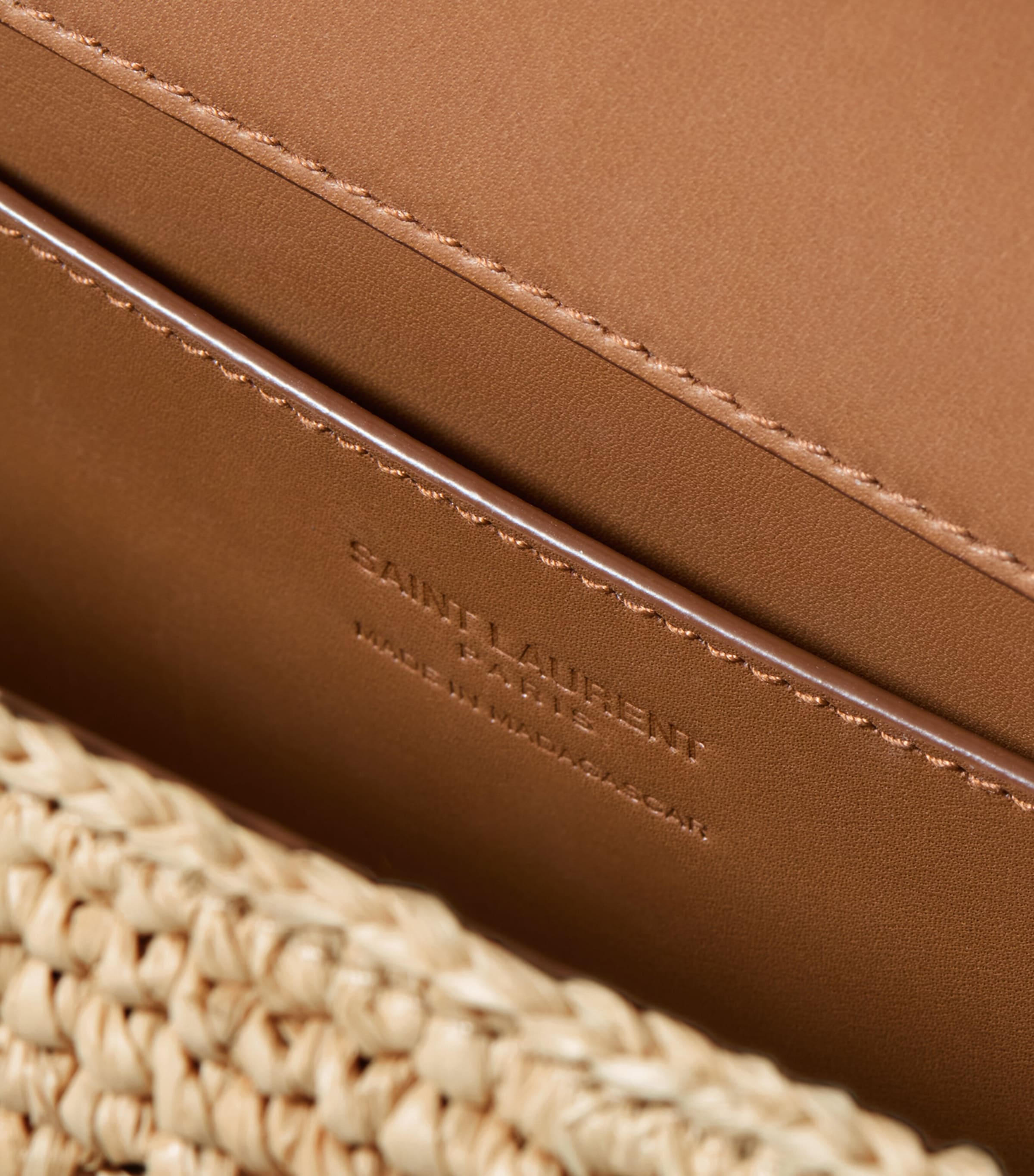 Saint Laurent Small Raffia Loulou Shoulder Bag Image 6