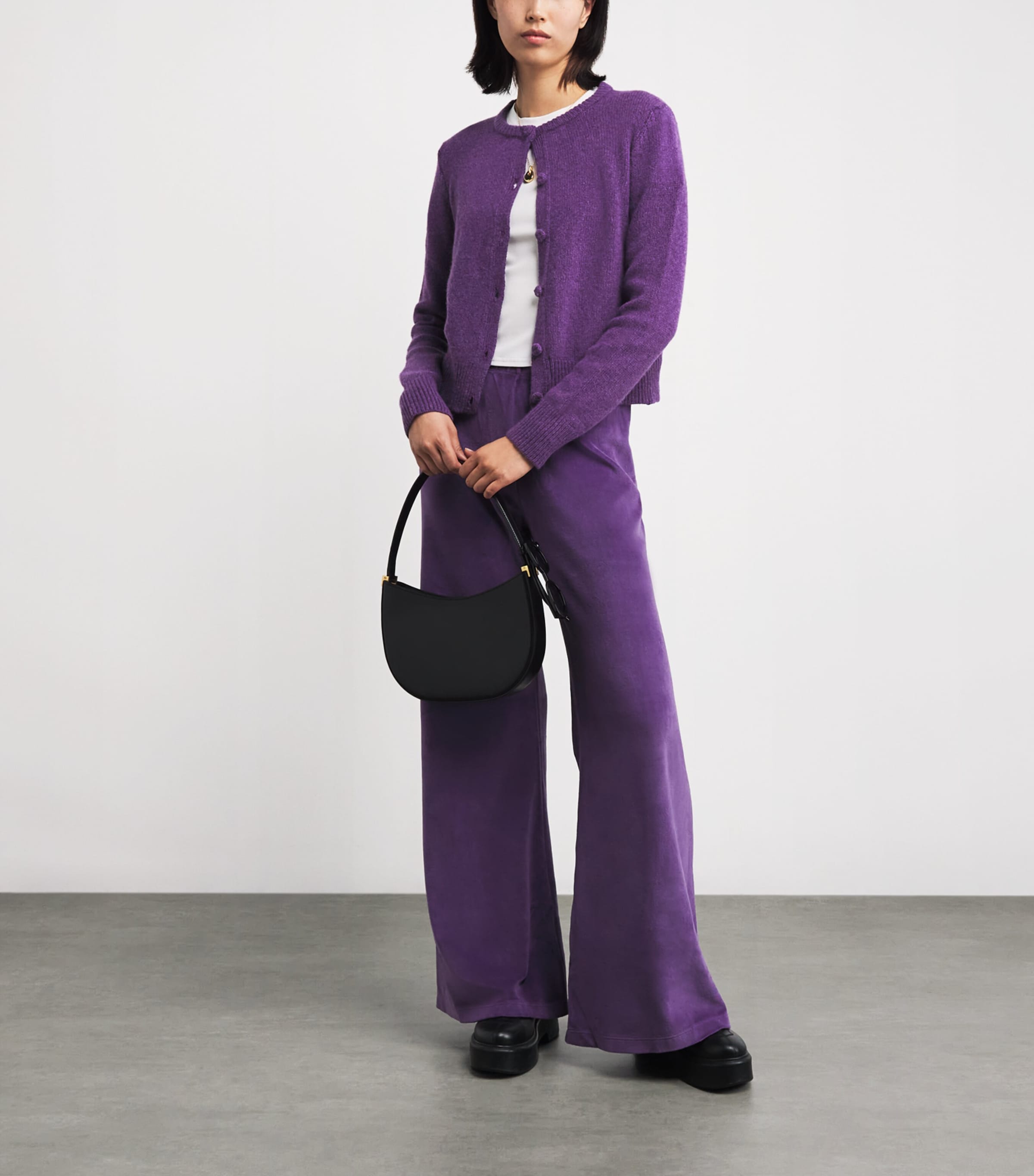 Cashmere Kadria Cardigan FIG Image 2