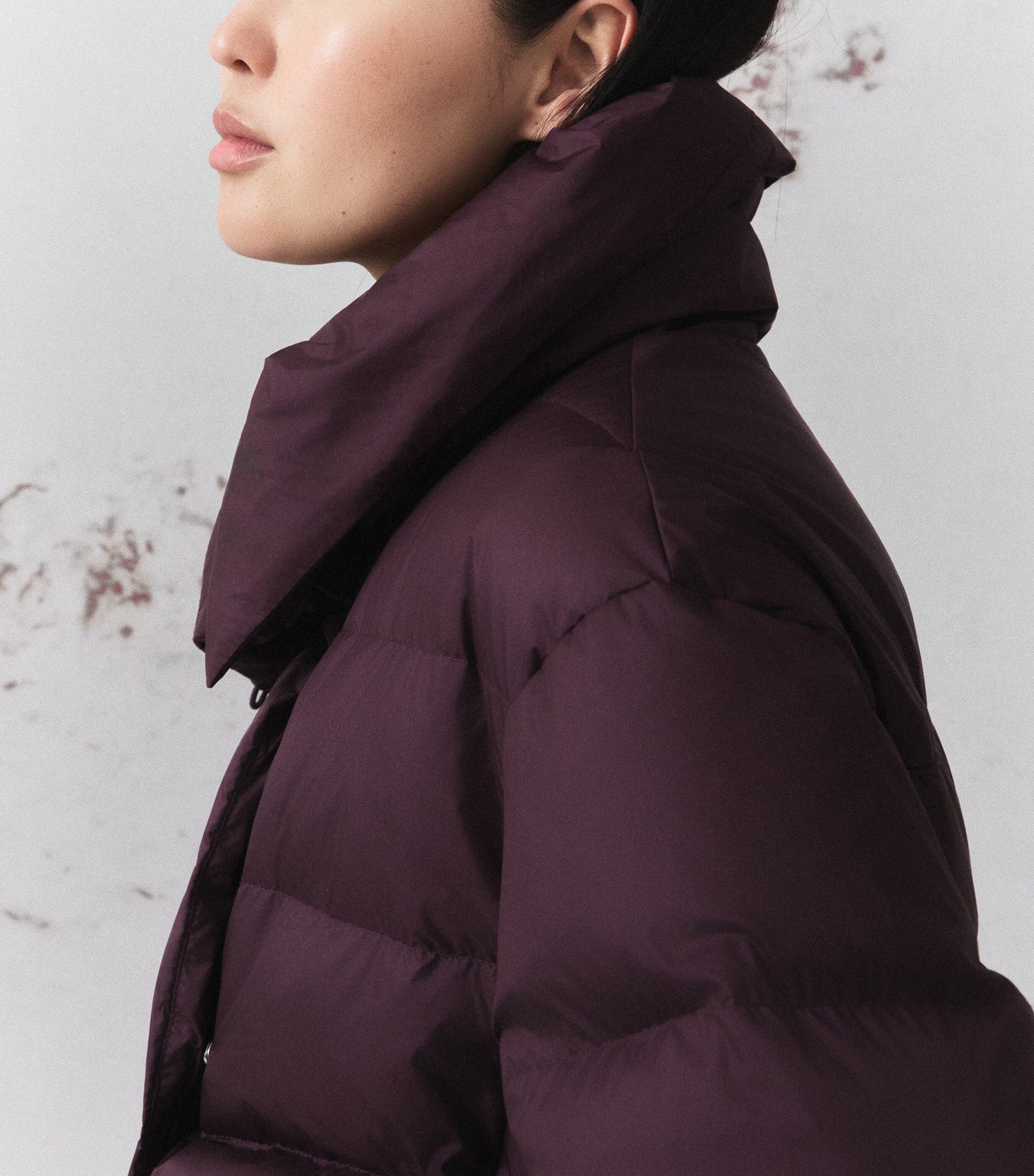 Marella Womens Down Quilted Jacket Blackberry Image 4