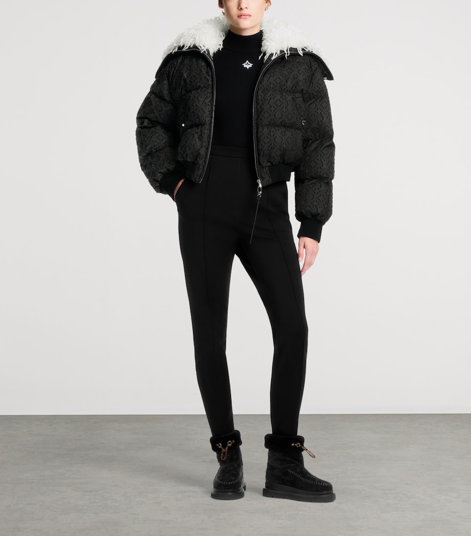 Suede Cortina Ankle Boots BLACK Image 7