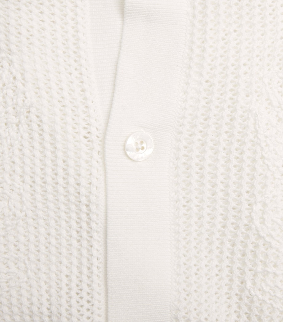 CHÉ Mens Feriando Crochet Shirt Ivory Image 6