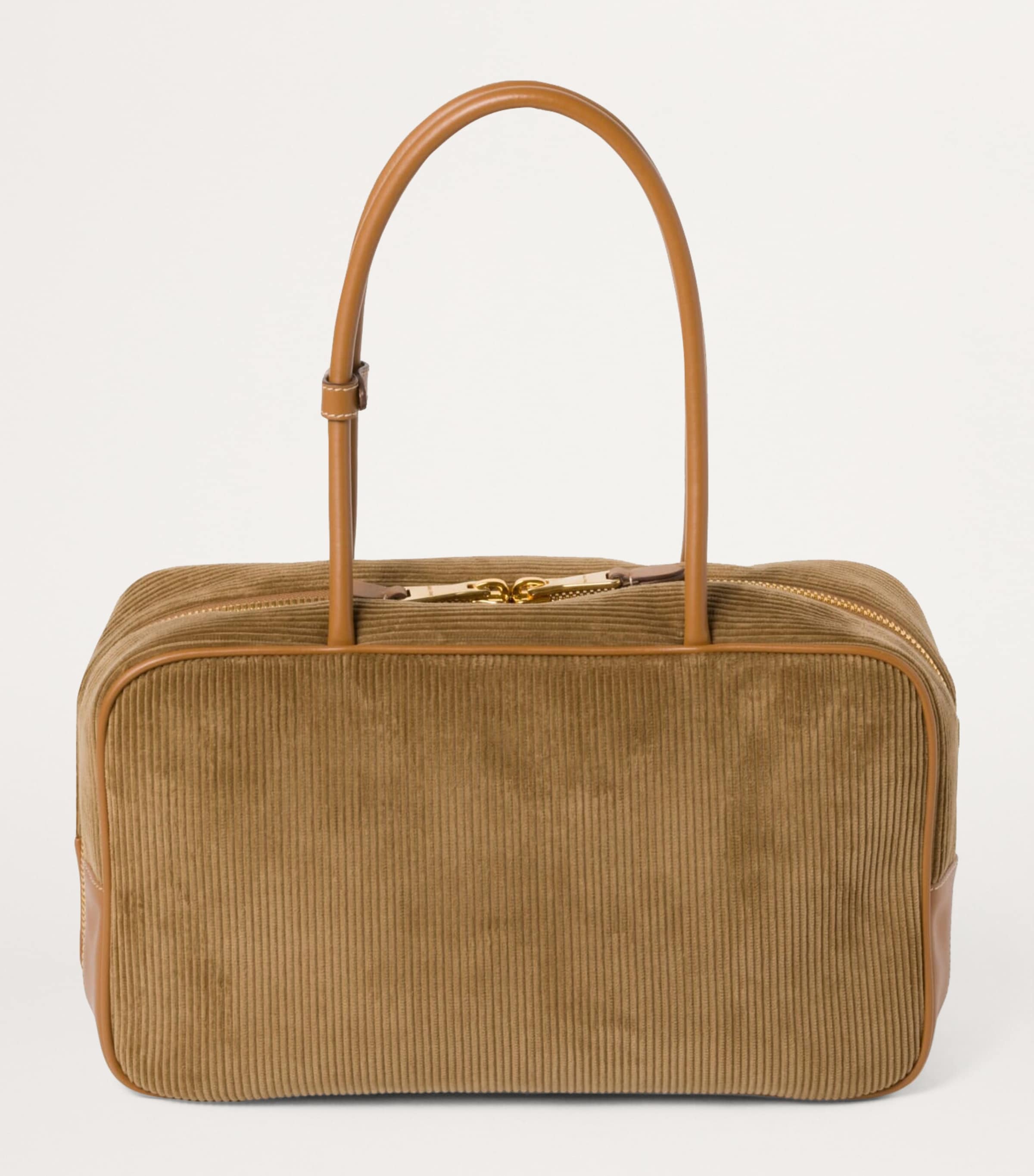 バッグ 1990s miumiu corduroy handbag Miu Miu Beau Corduroy Top-Handle Bag Navy