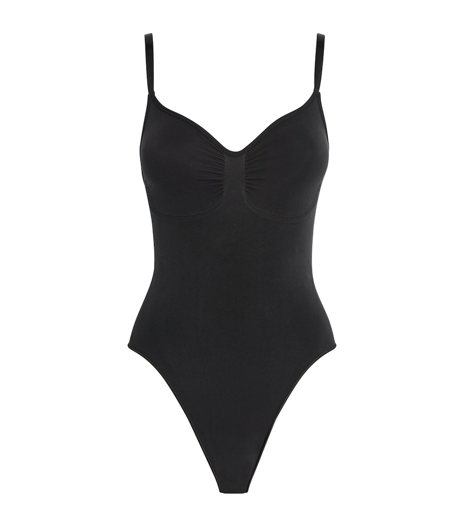 Seamless Sculpt Thong Bodysuit ONYX Image 1